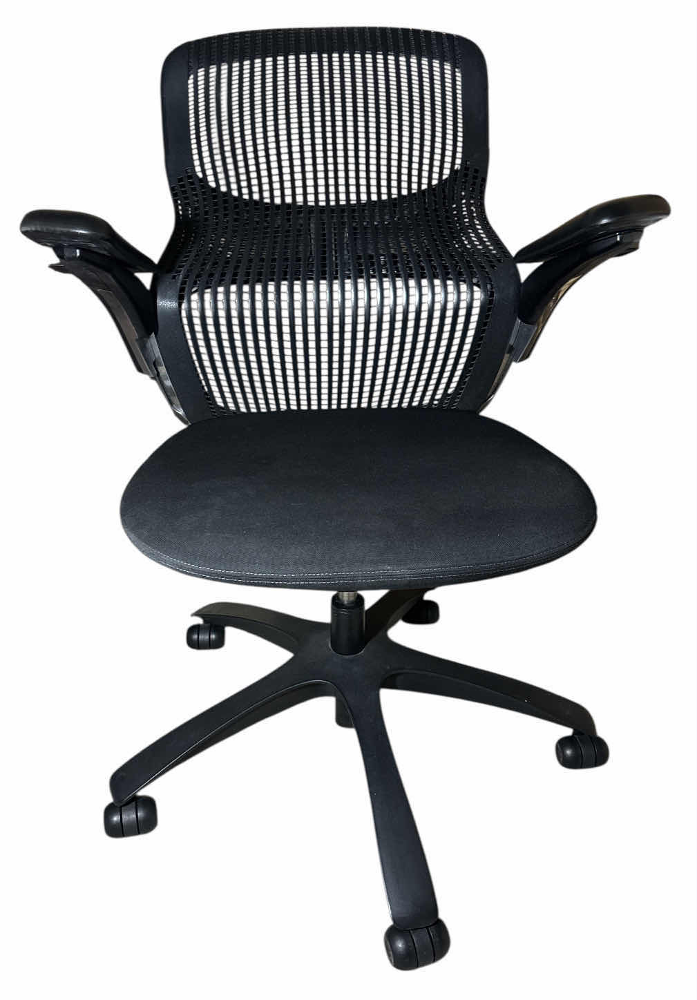Photo 1 of KNOLL GENERATION HIGH PERFORMANCE OFFICE CHAIR W FLEX SEAT/LUMBAR SUPPORT, HEIGHT ADJUSTABLE & THREE RANGES OF RECLINE (ONYX)