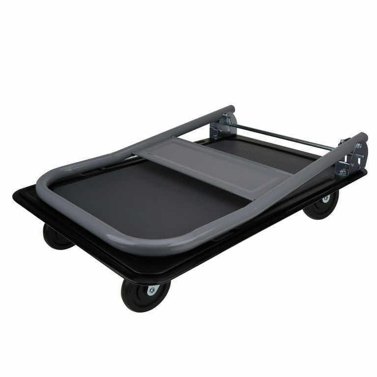 Photo 1 of HYPER TOUGH 300 LB CAPACITY HEAVY DUTY FOLDING UTILITY ROLLING CART (BLACK/GRAY)