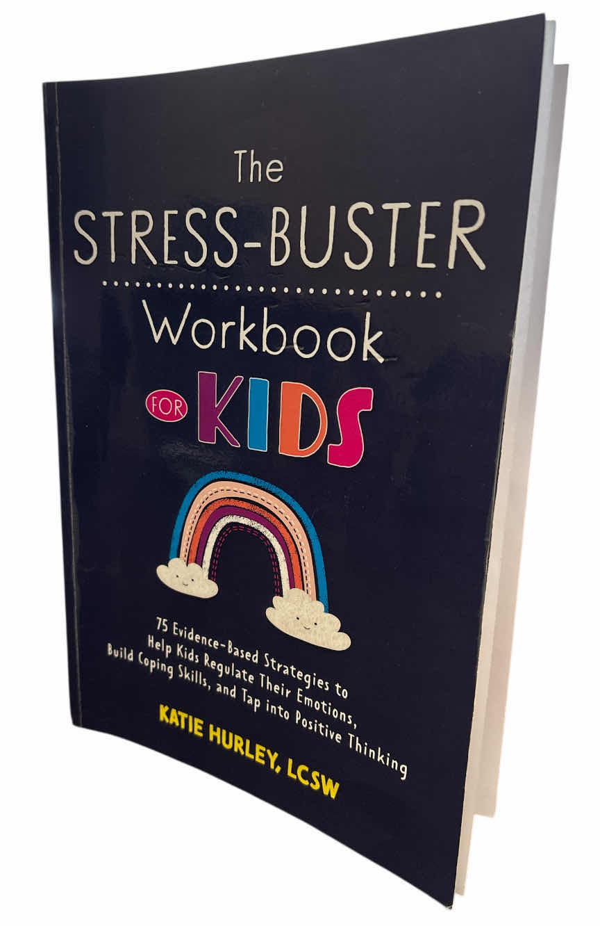 Photo 1 of THE STRESS-BUSTER WORKBOOK FOR KIDS BY KATIE HURLEY LCSW (PAPERBACK, 143 PGS) & LOW DEMAND PARENTING BY AMANDA DIEKMAN (PAPERBACK, 158 PGS)