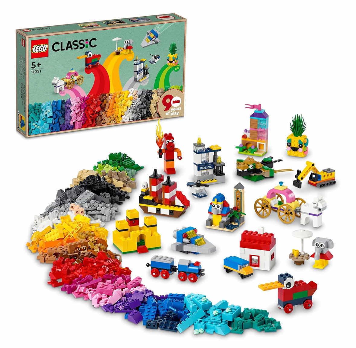 Photo 1 of NEW LEGO CLASSIC ‘90 YEARS OF PLAY’, 1100 PCS (11021)