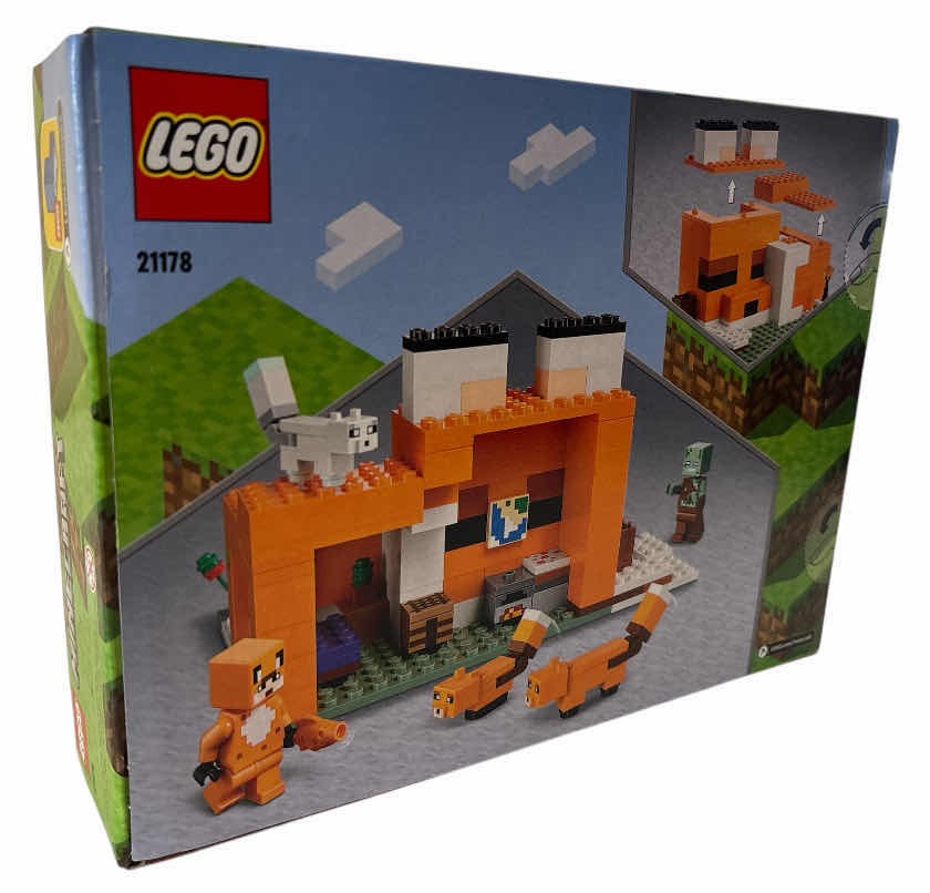 Photo 1 of NEW LEGO MINECRAFT ‘THE FOX LODGE’ BUILDING SET, 193 PCS (21178)