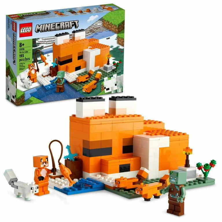 Photo 1 of NEW LEGO MINECRAFT ‘THE FOX LODGE’ BUILDING SET, 193 PCS (21178)