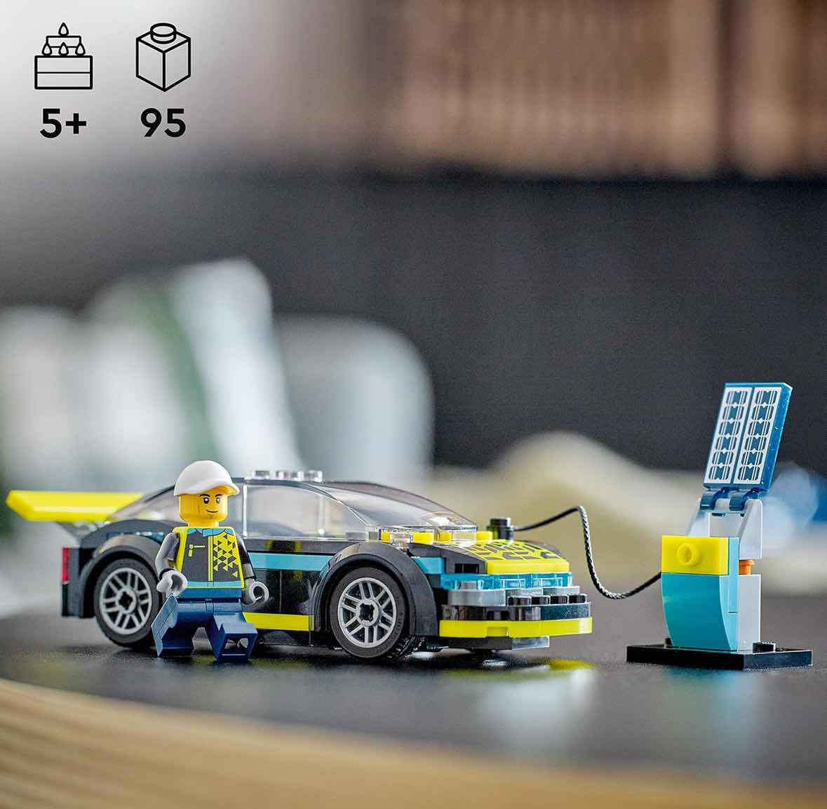 Photo 1 of NEW LEGO CITY ‘ELECTRIC SPORTS CAR’ BUILDING TOY SET, 95 PCS (60383)