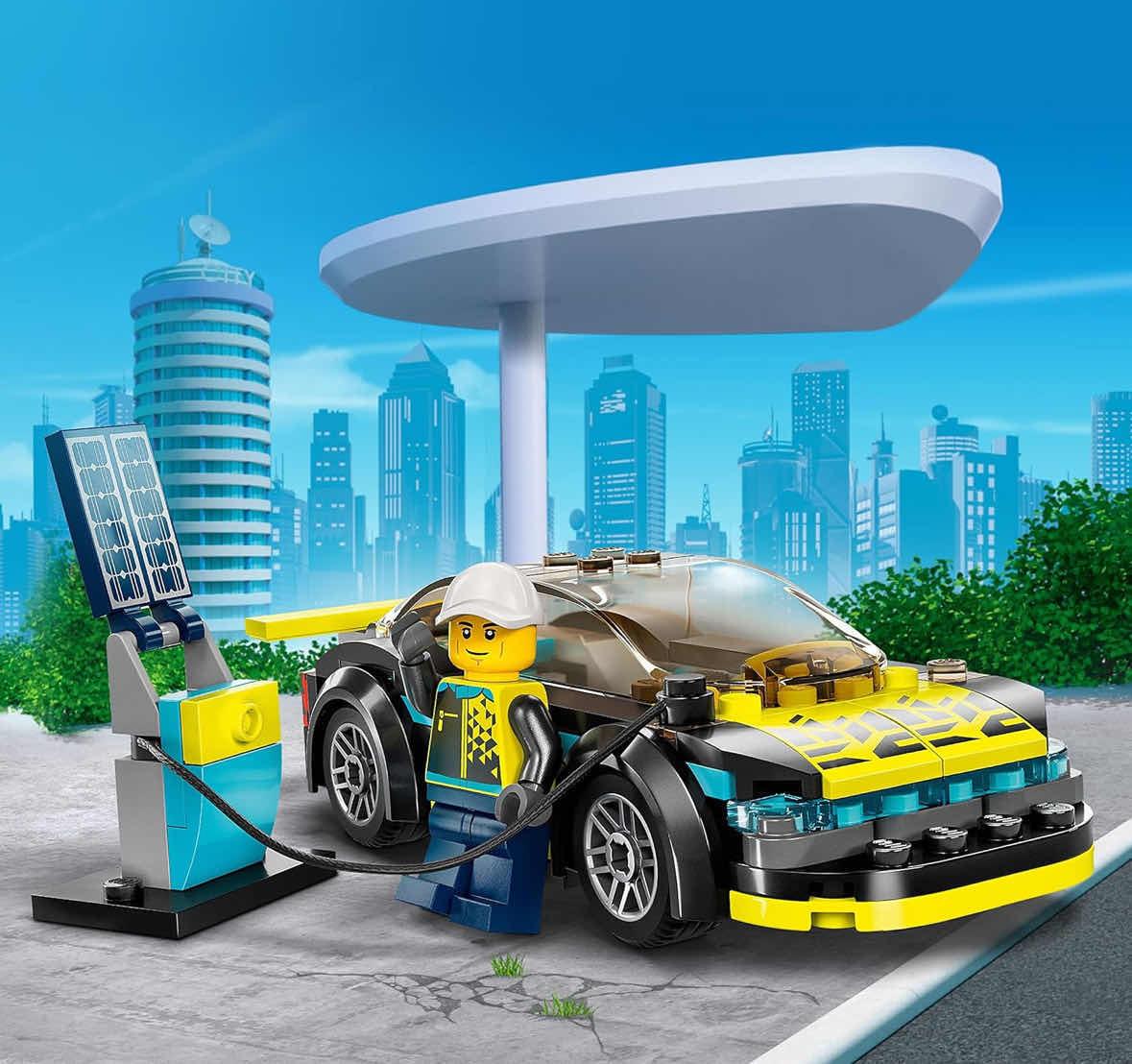 Photo 1 of NEW LEGO CITY ‘ELECTRIC SPORTS CAR’ BUILDING TOY SET, 95 PCS (60383)