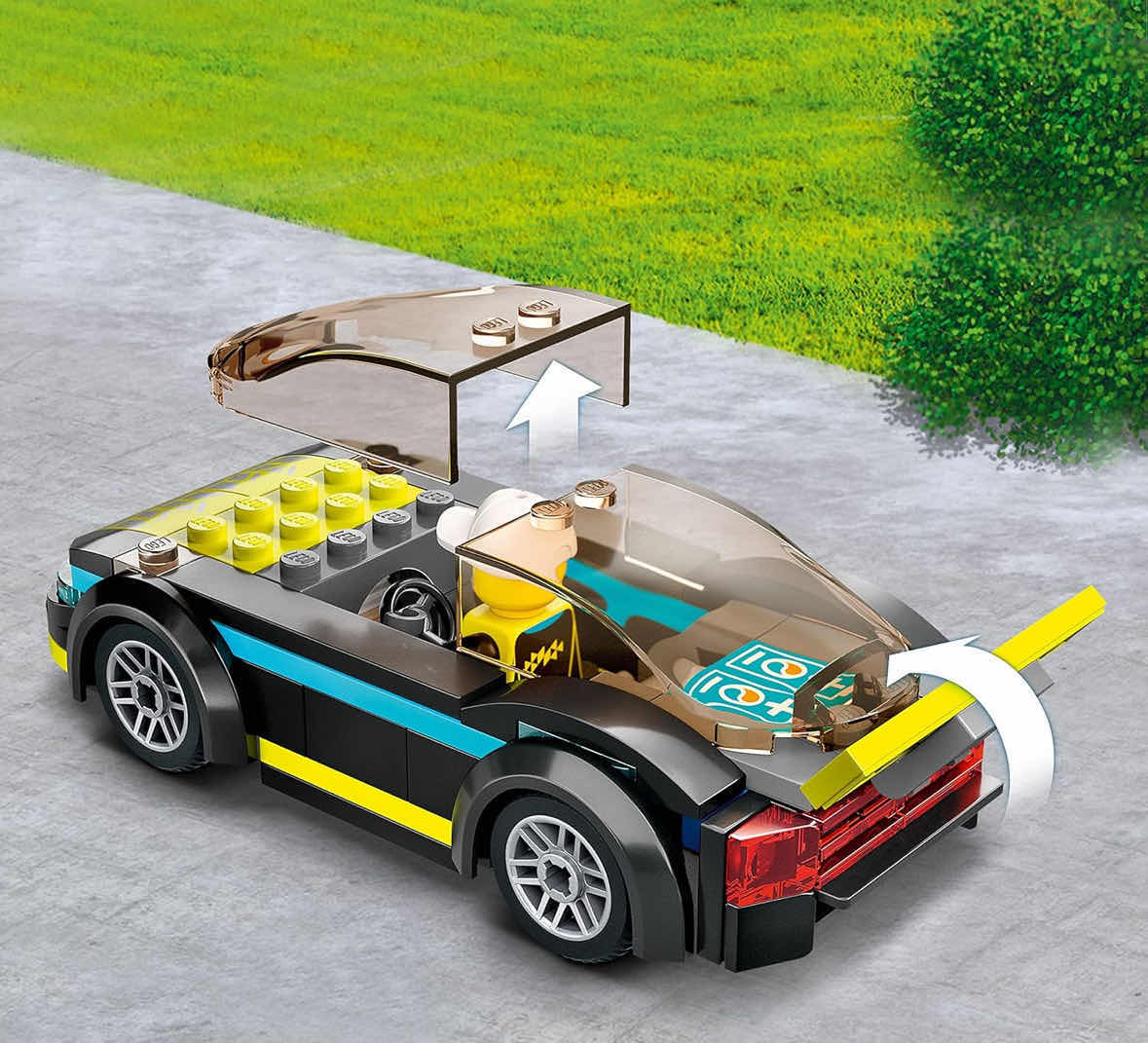 Photo 1 of NEW LEGO CITY ‘ELECTRIC SPORTS CAR’ BUILDING TOY SET, 95 PCS (60383)