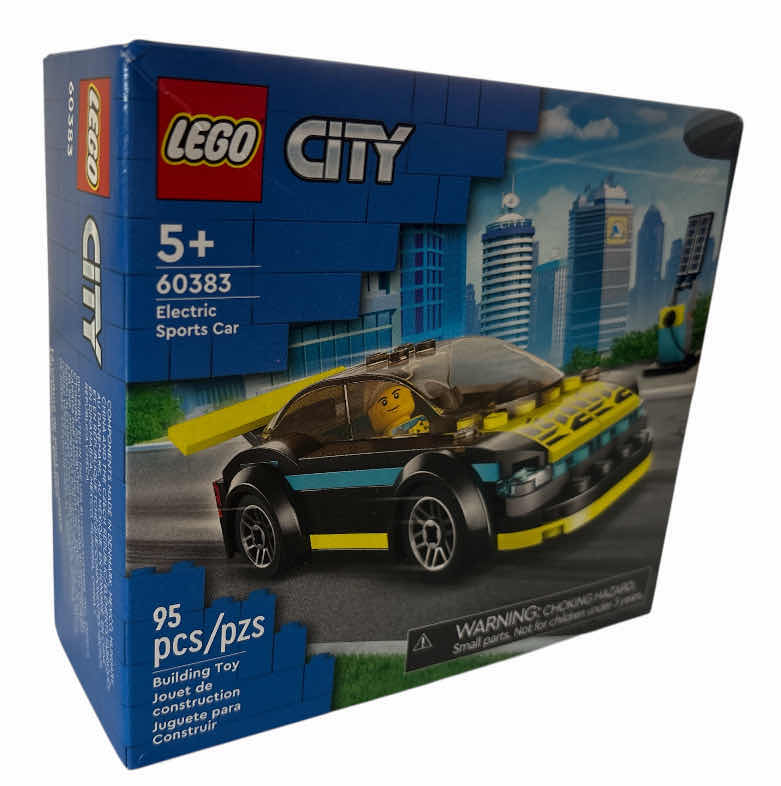 Photo 1 of NEW LEGO CITY ‘ELECTRIC SPORTS CAR’ BUILDING TOY SET, 95 PCS (60383)