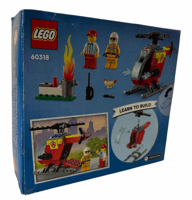 Photo 5 of NEW LEGO CITY ‘FIRE HELICOPTER’ BUILDING TOY, 53 PCS (60318)