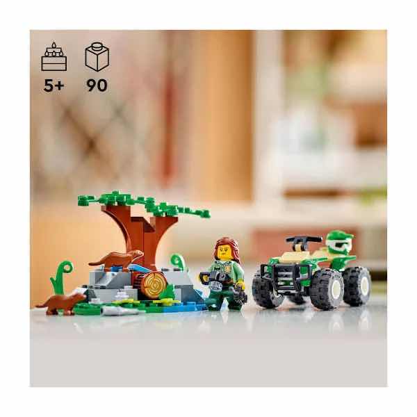 Photo 1 of NEW LEGO CITY ‘ATV AND OTTER HABITAT’ BUILDING TOY SET, 90 PCS (60394)