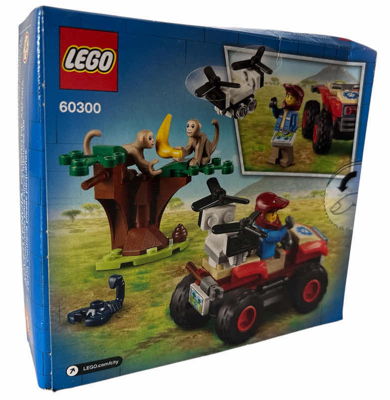 Photo 1 of NEW LEGO CITY ‘WILDLIFE RESCUE ATV’ BUILDING TOY SET, 74 PCS (60300)