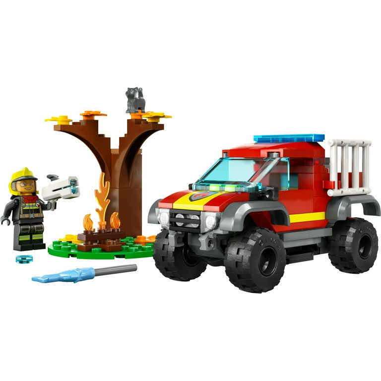Photo 2 of NEW LEGO CITY ‘4x4 FIRE TRUCK RESCUE’ BUILDING TOY SET, 97 PCS (60393)