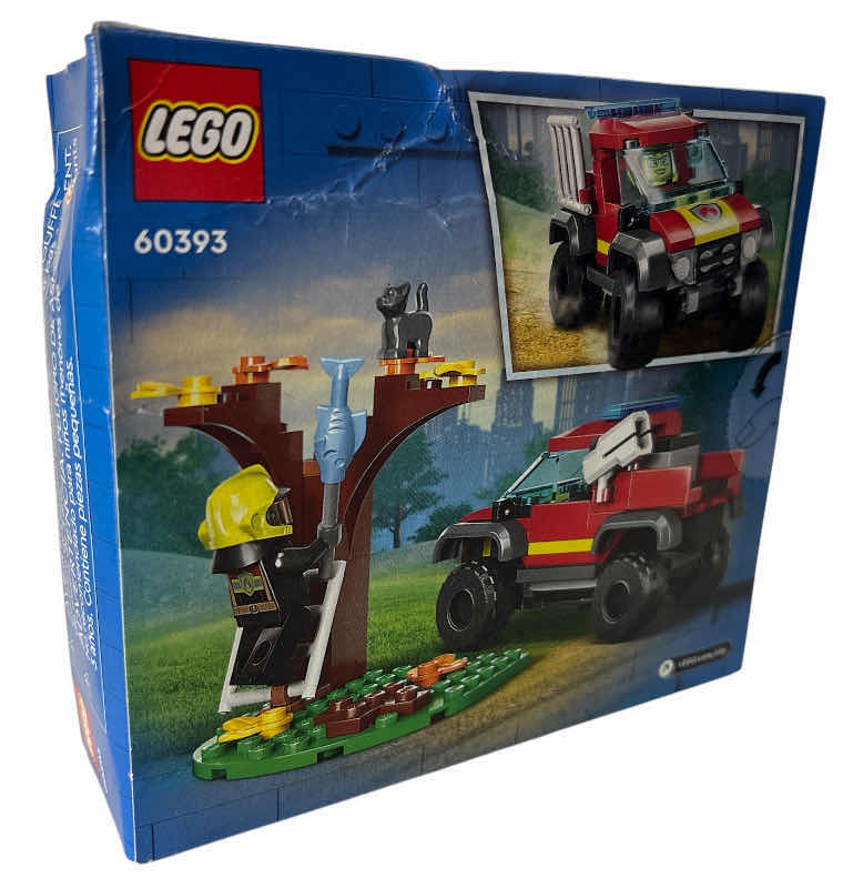 Photo 5 of NEW LEGO CITY ‘4x4 FIRE TRUCK RESCUE’ BUILDING TOY SET, 97 PCS (60393)