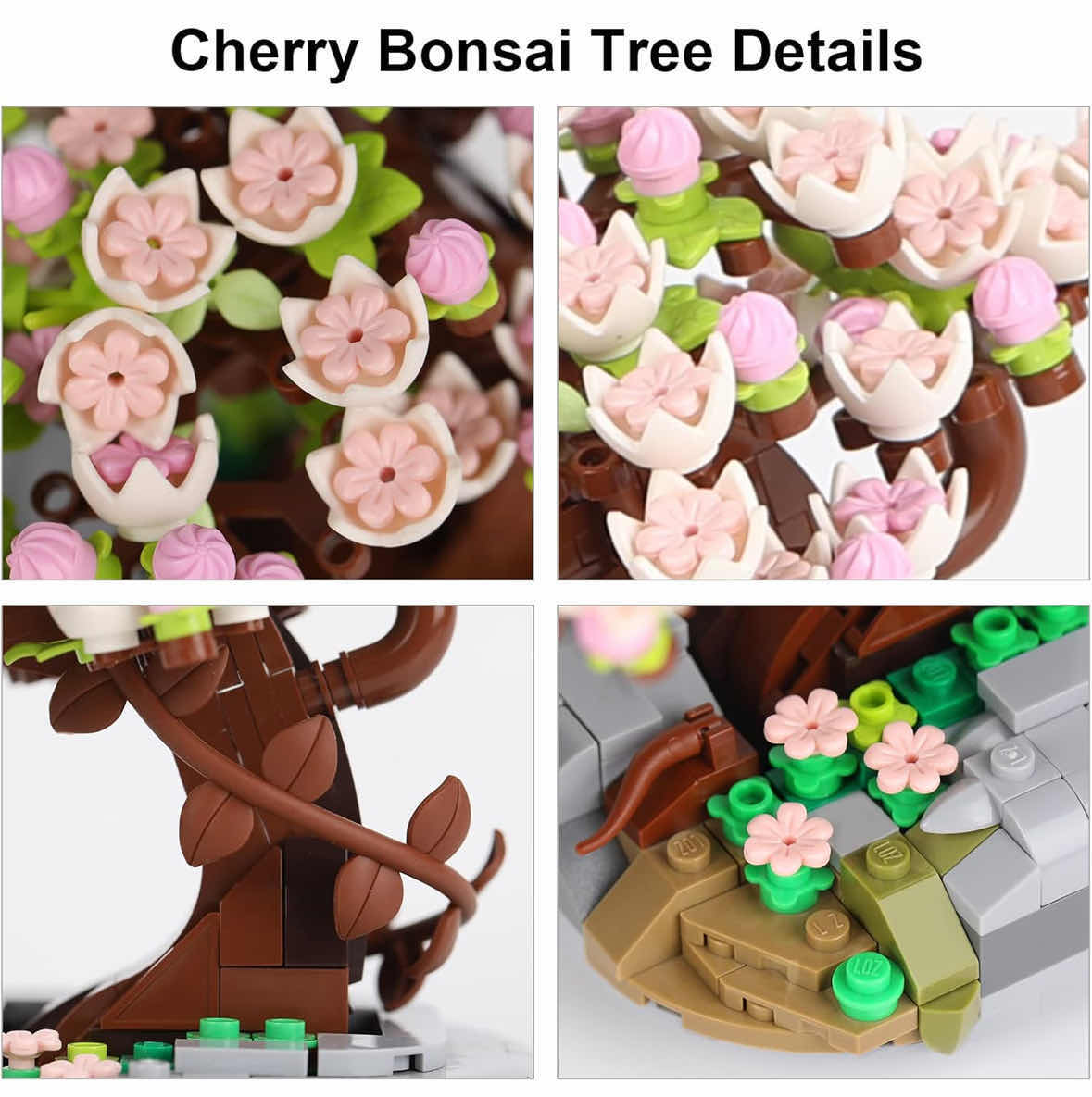 Photo 5 of NEW LOZ MINI ETERNAL FLOWERS, MINI CHERRY BLOSSOM TREE CONSTRUCTION BUILDING TOY (MODEL 1661)