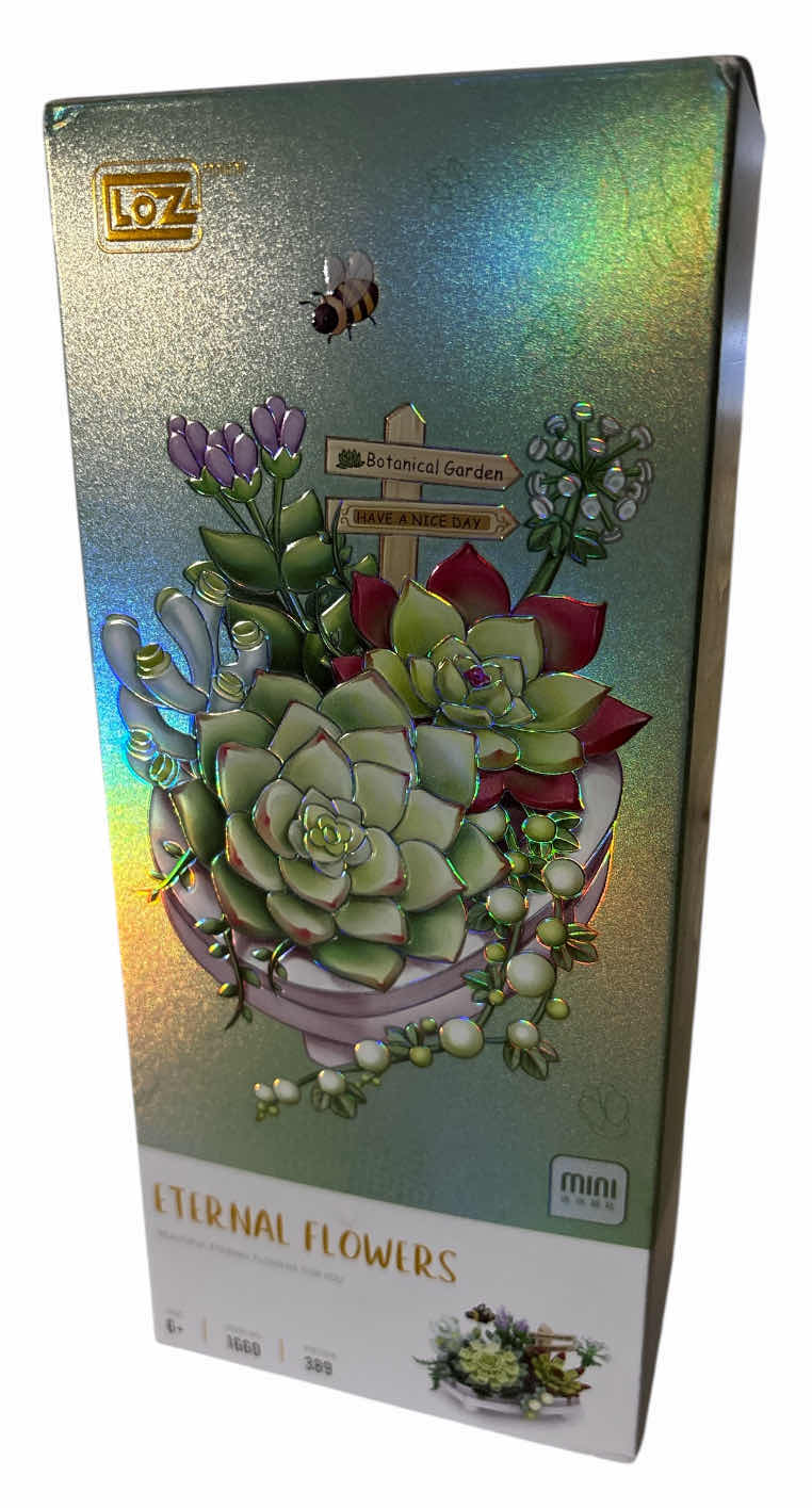 Photo 1 of NEW LOZ MINI ETERNAL FLOWERS, MINI SUCCULENT POTTED PLANT CONSTRUCTION BUILDING TOY (MODEL 1660)