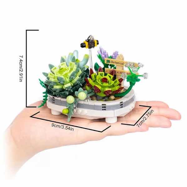 Photo 1 of NEW LOZ MINI ETERNAL FLOWERS, MINI SUCCULENT POTTED PLANT CONSTRUCTION BUILDING TOY (MODEL 1660)