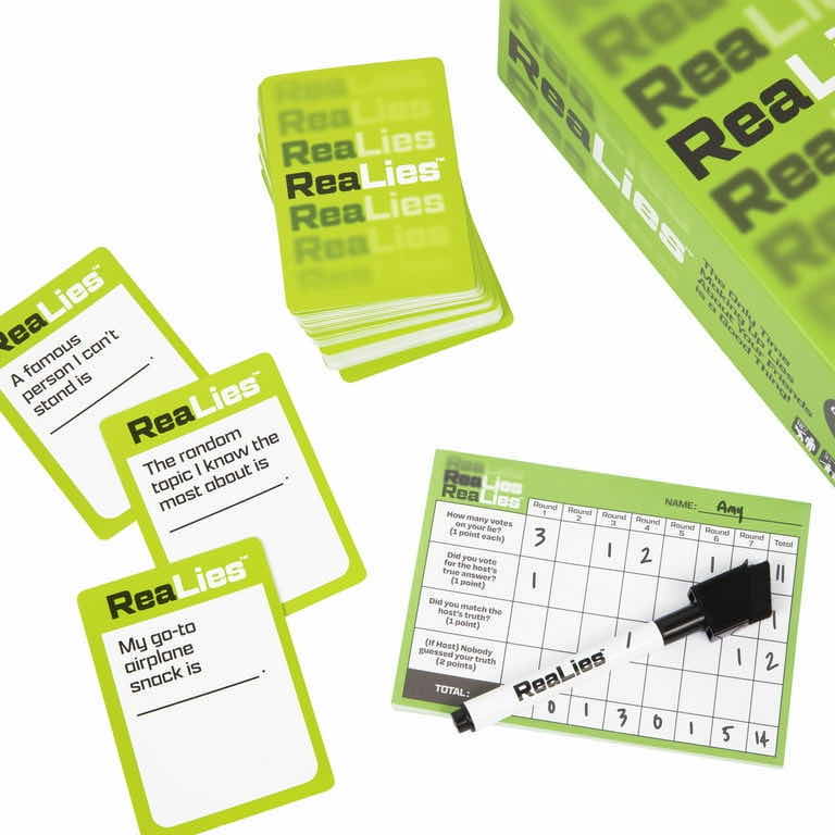 Photo 1 of NEW ‘REALies’ THE ADULT PARTY GAME OF DECEPTION & DEDUCTIONS THAT TESTS HOW WELL YOU KNOW YOUR FRIENDS