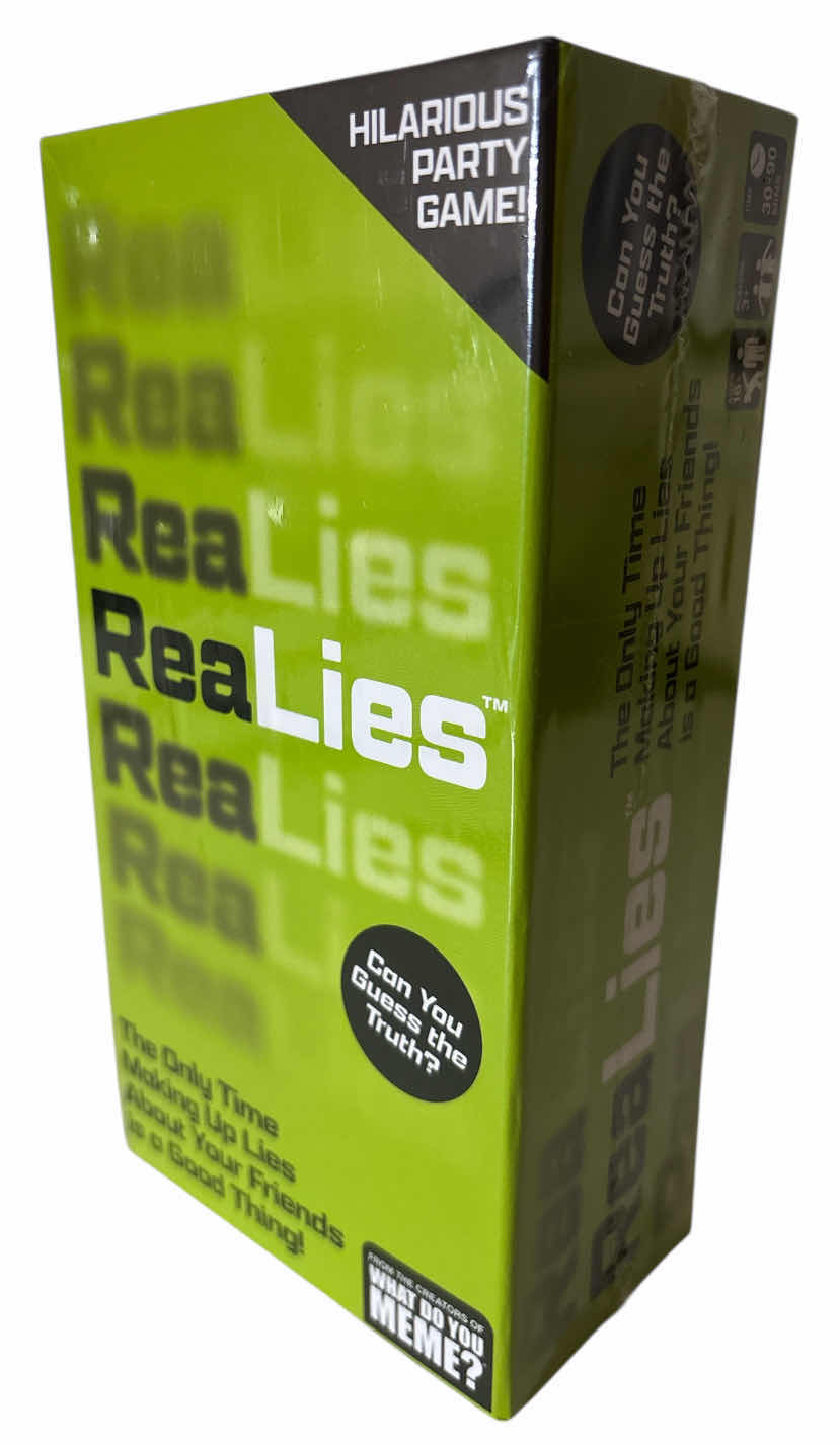 Photo 1 of NEW ‘REALies’ THE ADULT PARTY GAME OF DECEPTION & DEDUCTIONS THAT TESTS HOW WELL YOU KNOW YOUR FRIENDS