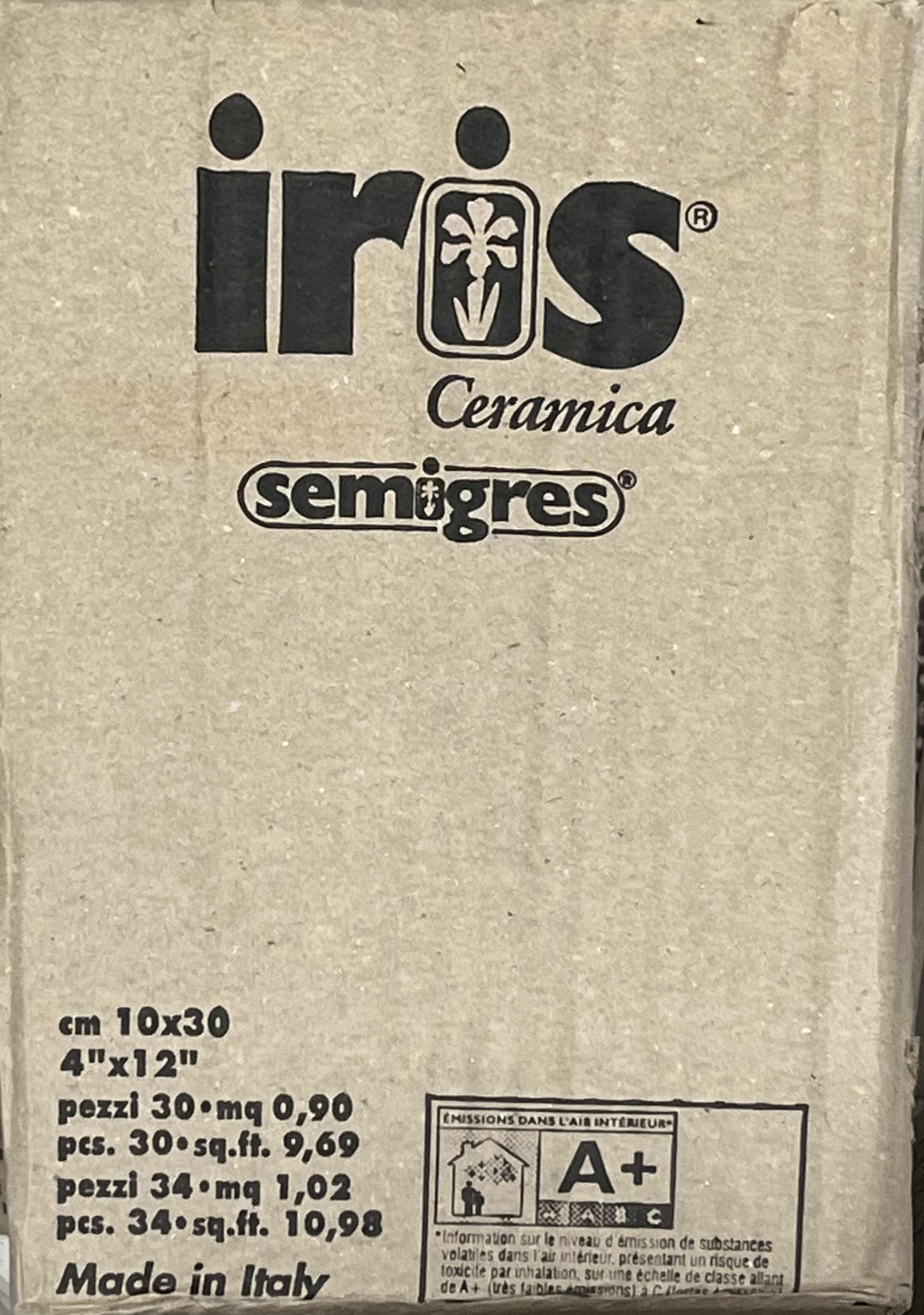 Photo 3 of IRIS SHADOWS WHITE MATTE FINISH CERAMIC TILE 4” X 12” (10.98SQFT PER CASE/21CASES APPROX. 230.58SQFT TOTAL) READ NOTES