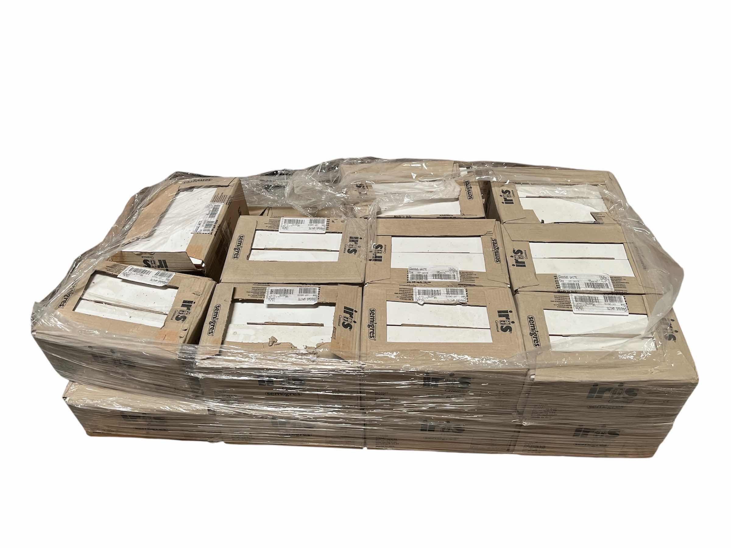 Photo 4 of IRIS SHADOWS WHITE MATTE FINISH CERAMIC TILE 4” X 12” (10.98SQFT PER CASE/21CASES APPROX. 230.58SQFT TOTAL) READ NOTES