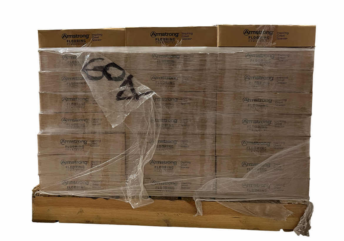 Photo 1 of ARMSTRONG PREMIUM EXCELON RAFFIA STREAM DUST FINISH VINYL TILE 12” X 24”  (44SQFT PER CASE/24CASES APPROX. 1056SQFT TOTAL) READ NOTES