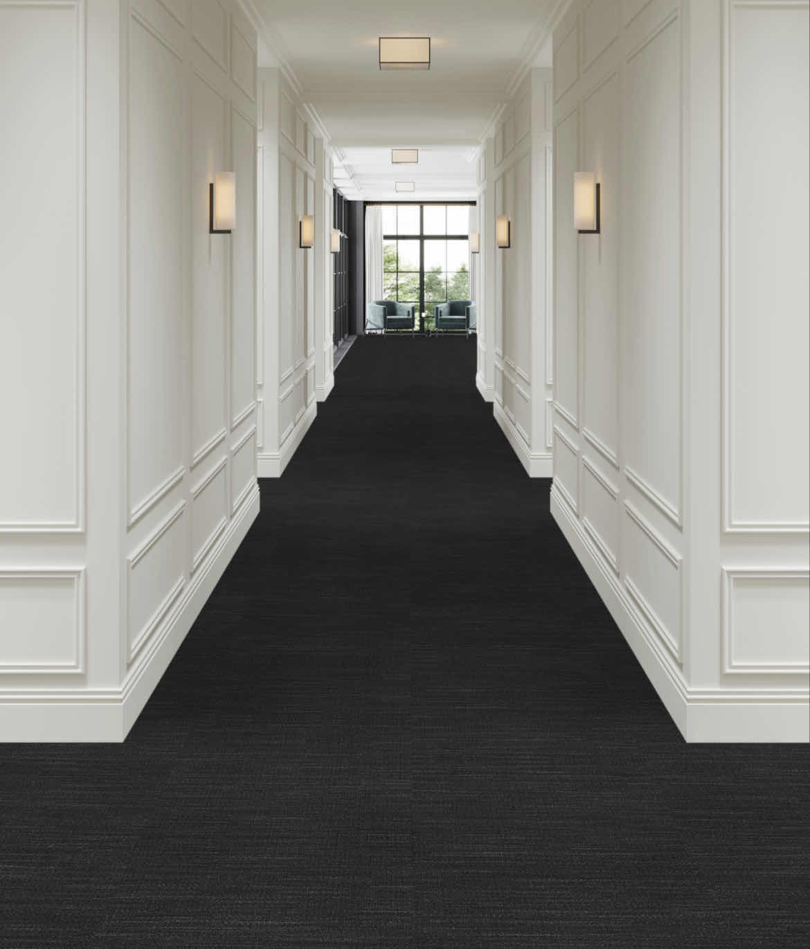 Photo 1 of SHAW FIELD SPACE FINISH CARPET TILE 24” X 24” (48SQFT PER CASE/11CASES APPROX 528SQFT TOTAL) READ NOTES