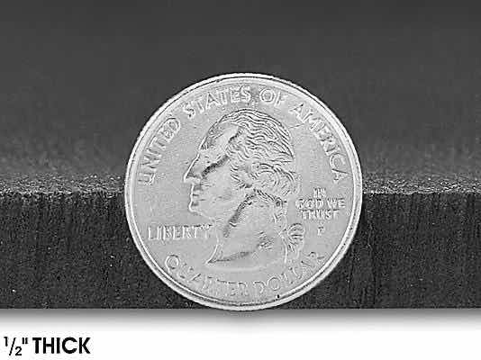 Photo 1 of ULINE GYM RUBBER MAT 4’ X 8’ X 0.5