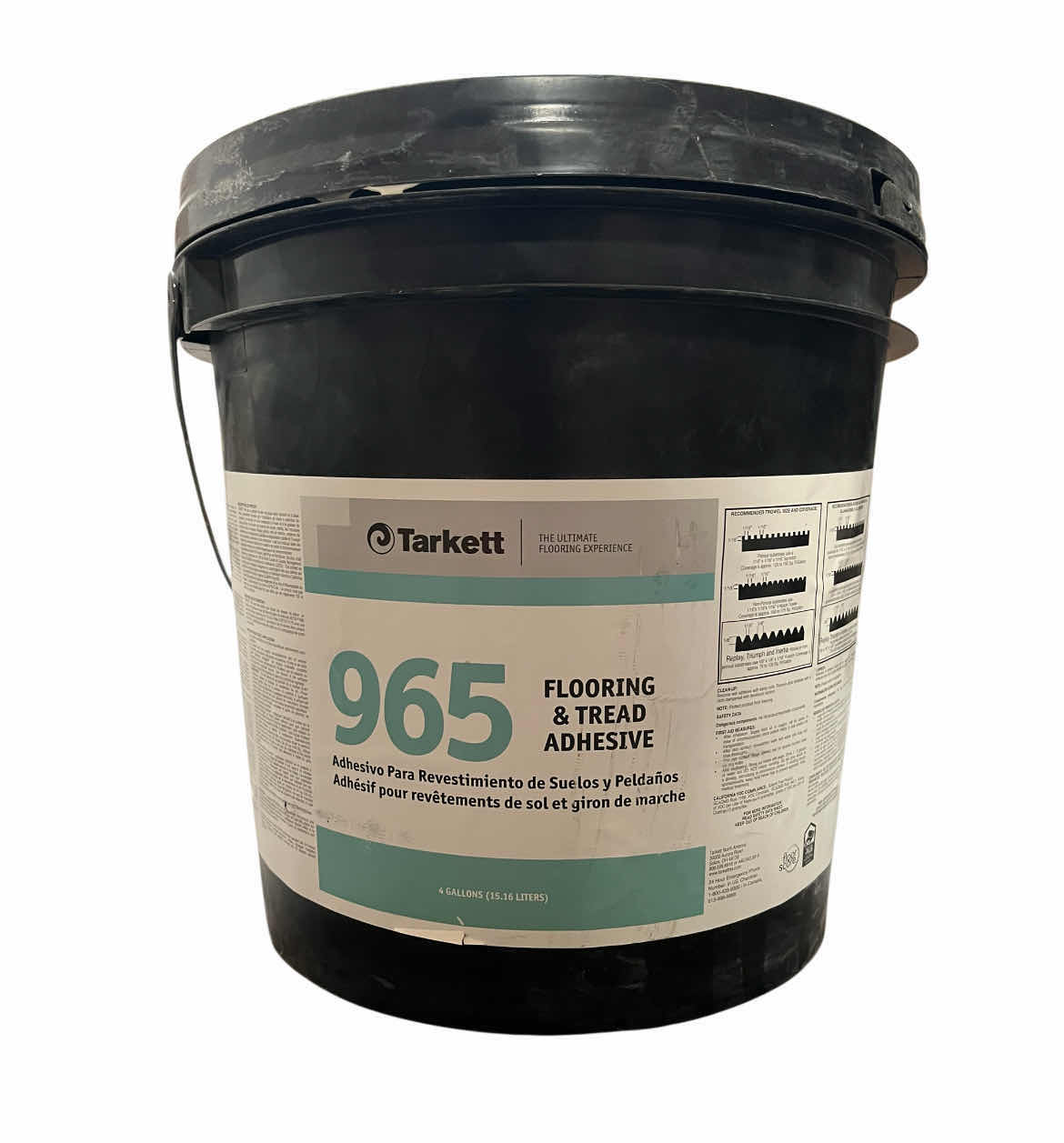 Photo 1 of TARKETT 964 FLOORING & TREAD ADHESIVE 4GAL BUCKET (READ NOTES)