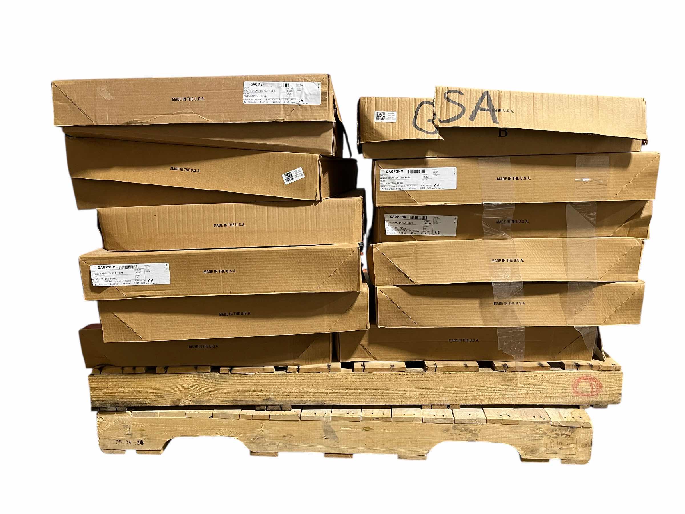 Photo 1 of PATCRAFT  SPEAK IN CLR PATINA PEARL FINISH CARPET TILE 24” X 24” (48SQFT PER CASE/12CASES APPROX.576SQFT TOTAL) READ NOTES