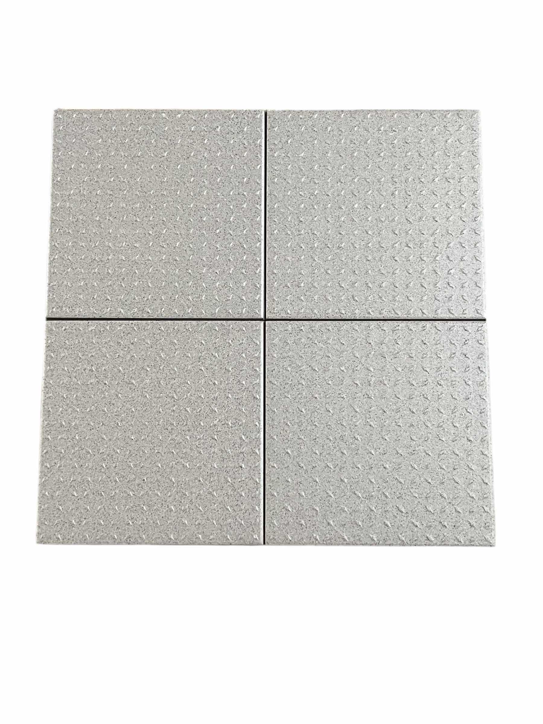 Photo 1 of FIANDRE ASIAGO MAGG. DIAMOND TEXTURE GRAY MATTE FINISH TILE 8” X 8” (8.18SQFT PER CASE/6CASES APPROX 49.08SQFT TOTAL) READ NOTES