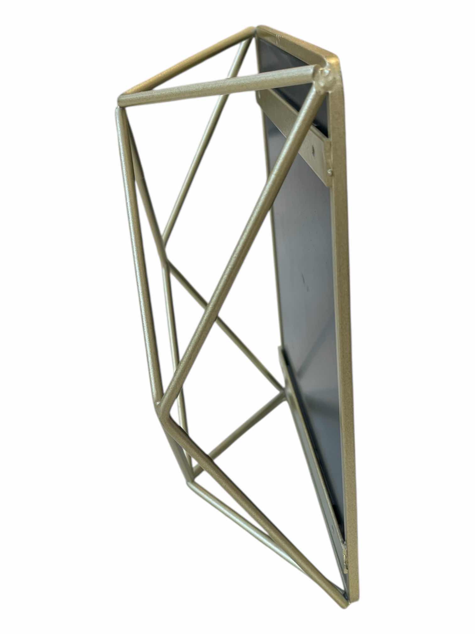 Photo 1 of GOLD FINISH MIRROR DISPLAY STAND 9.5” X 7.5” H3”