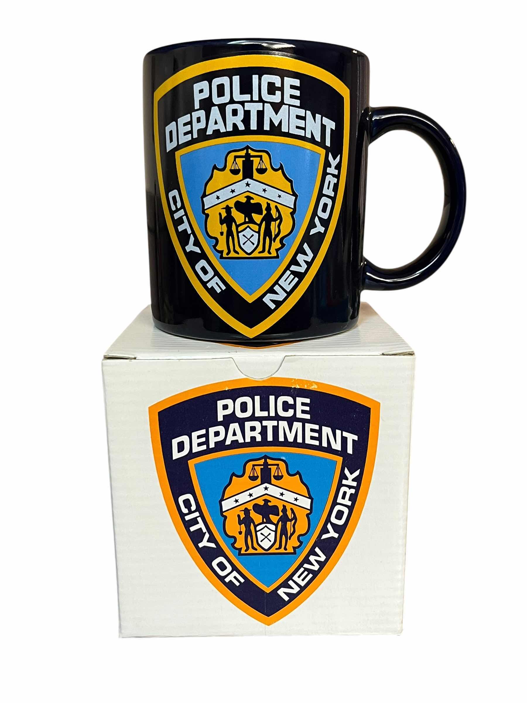 Photo 1 of NYPD CITY OF NEW YORK POLICE DEPARTMENT COFFEE MUGS (2)
