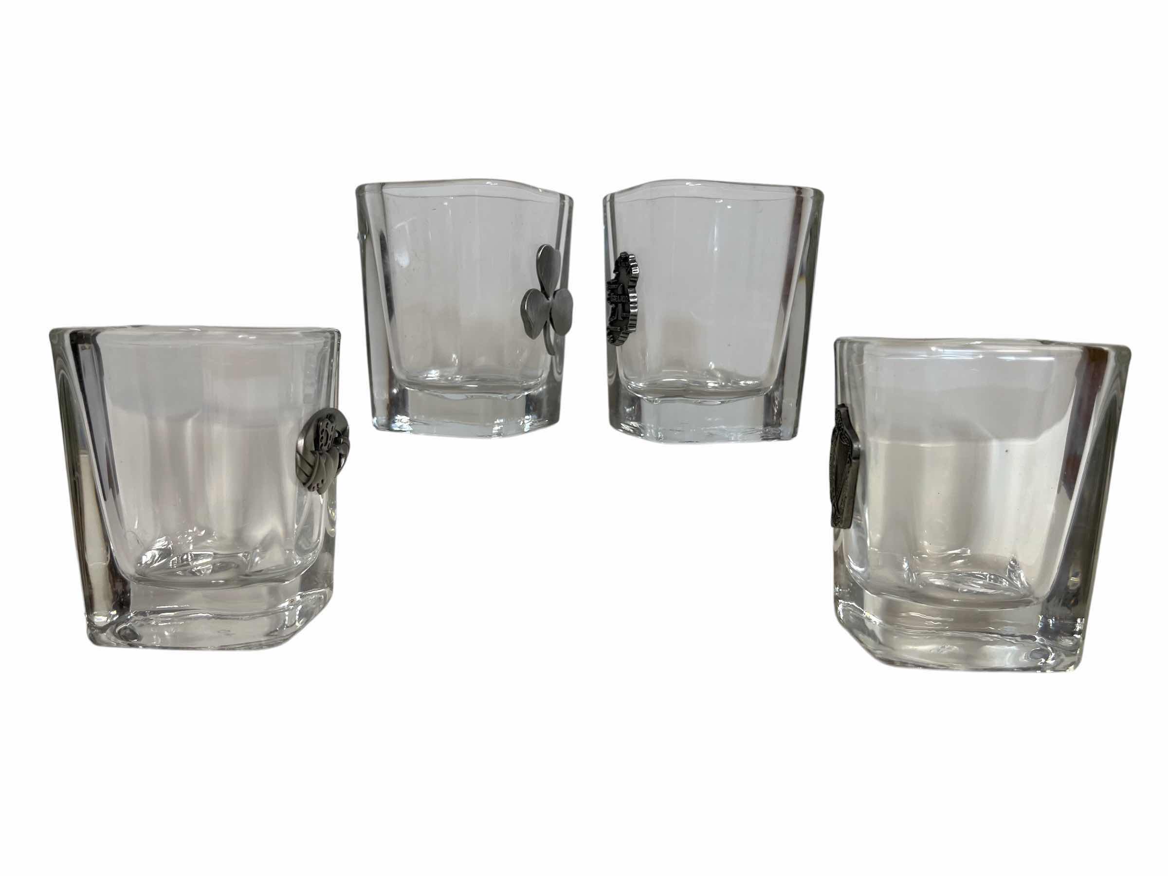Photo 1 of IRELAND PEWTER CHARM SHOT GLASSES (4)
