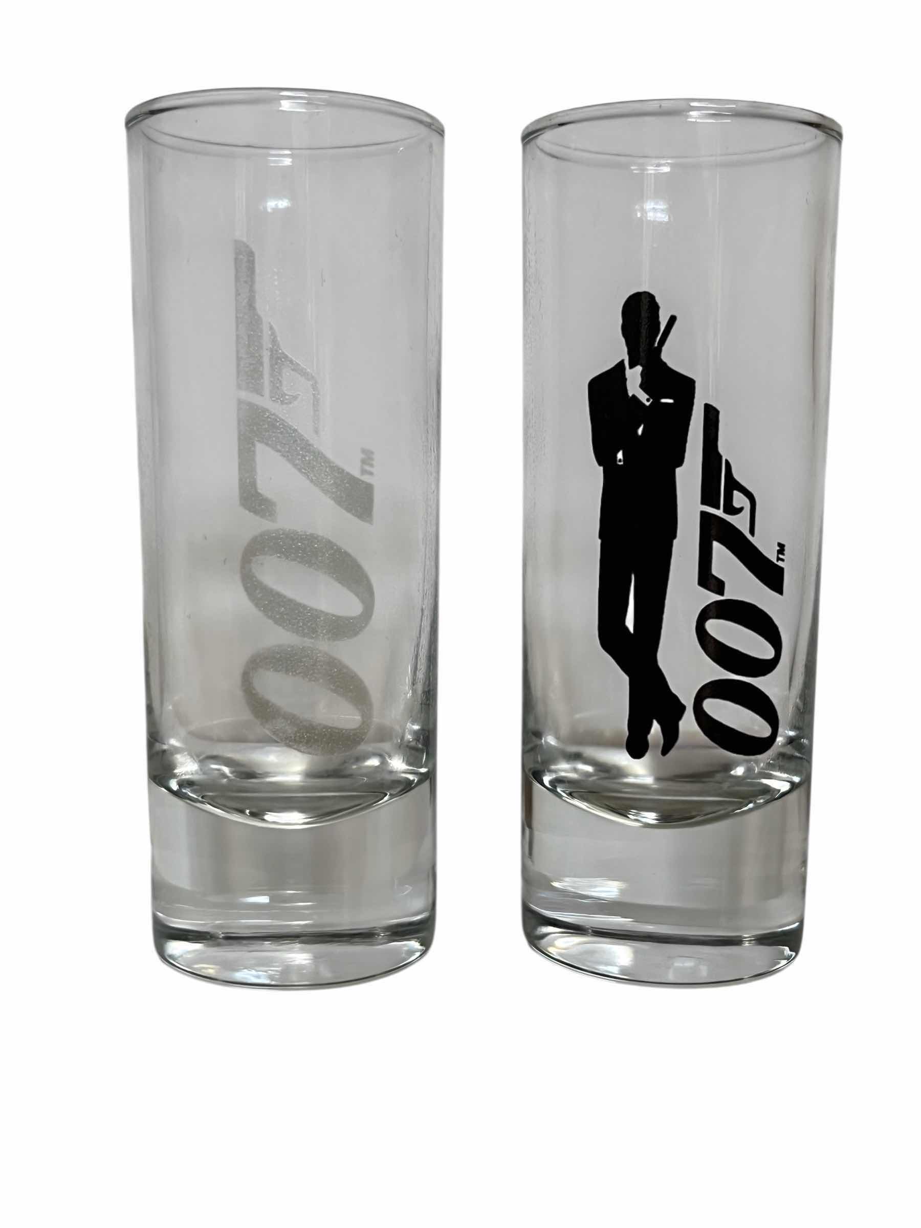 Photo 1 of JAMES BOND 007 SHOT GLASSES (2)