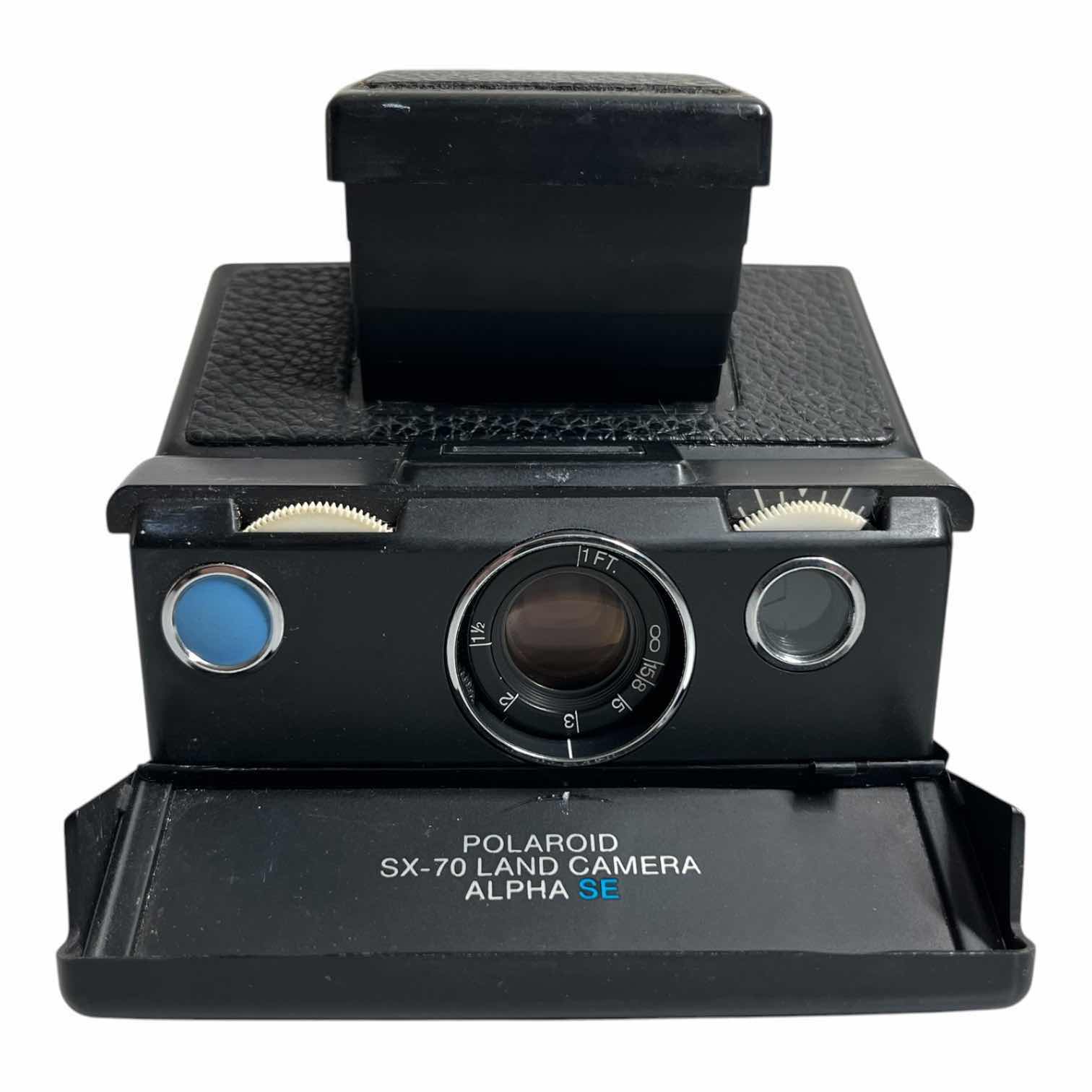 Photo 1 of POLAROID SX-70 LAND CAMERA ALPHA SE W ORIGINAL POLAROID CASE & MANUAL $600