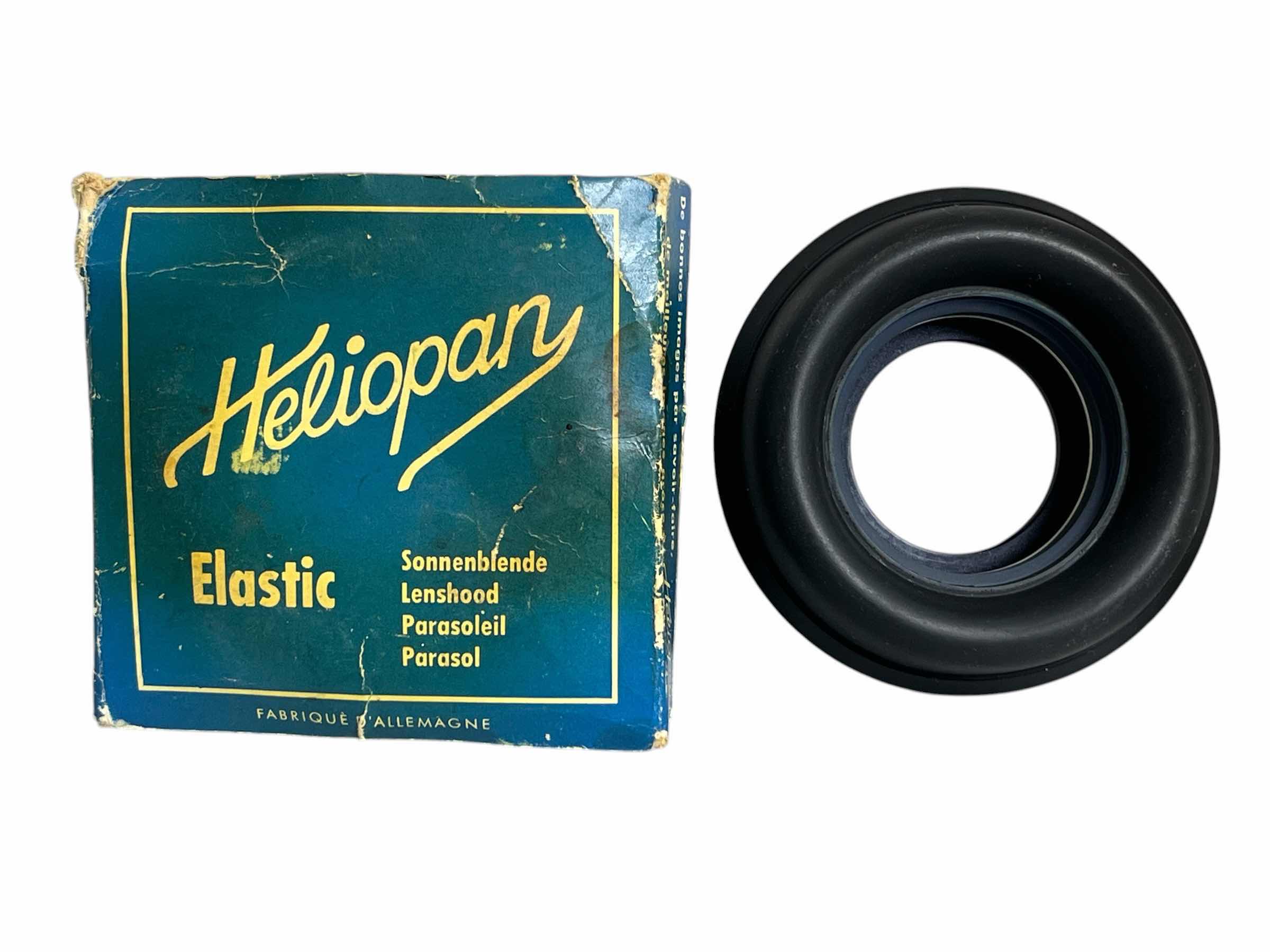 Photo 1 of EDNALITE 664 RUBBER CAMERA LENS HOOD W ORIGINAL BOX