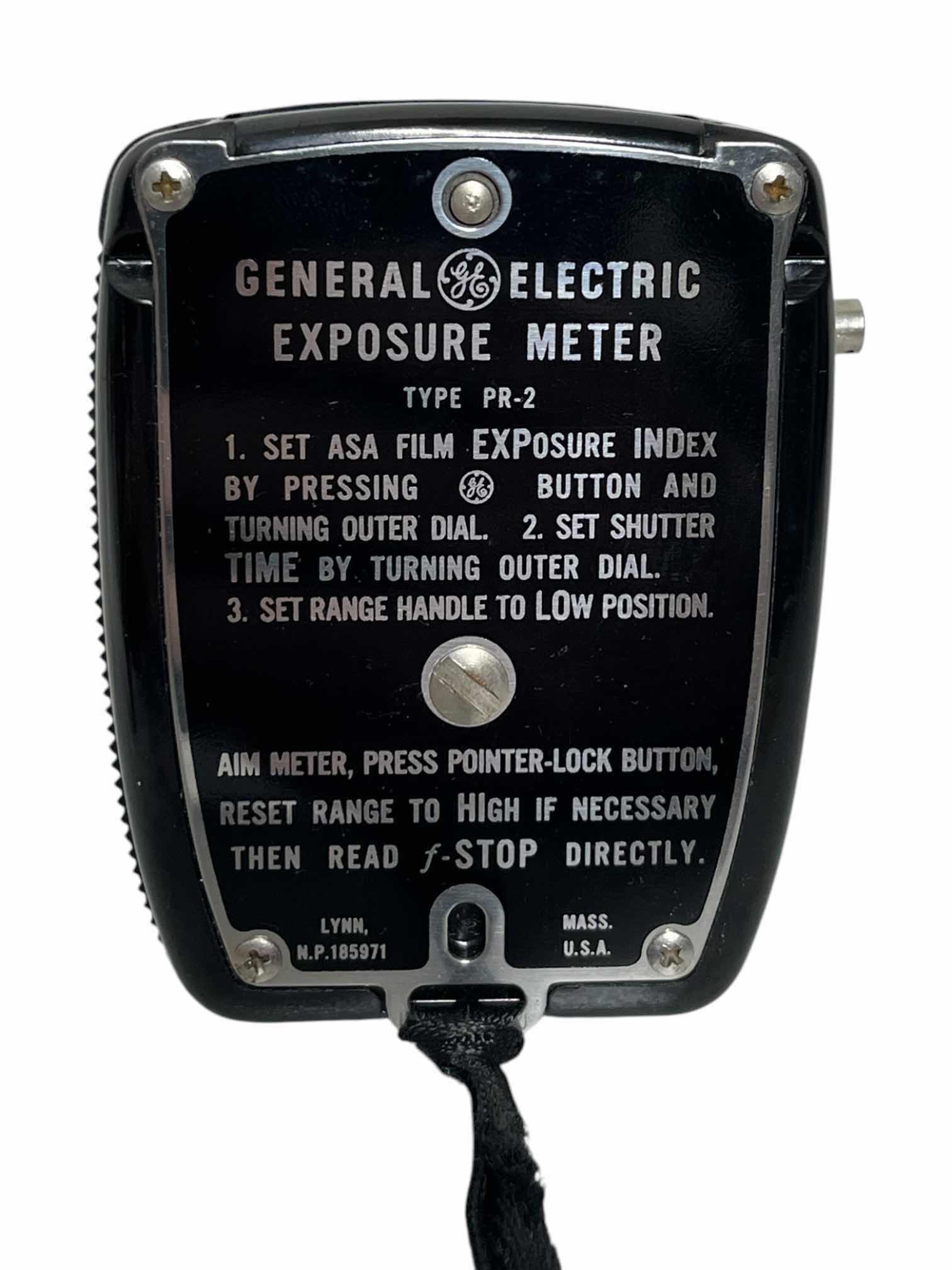 Photo 1 of GENERAL ELECTRIC GUARDIAN EXPOSURE METER TYPE PR-2 W ORIGINAL CASE & MANUAL