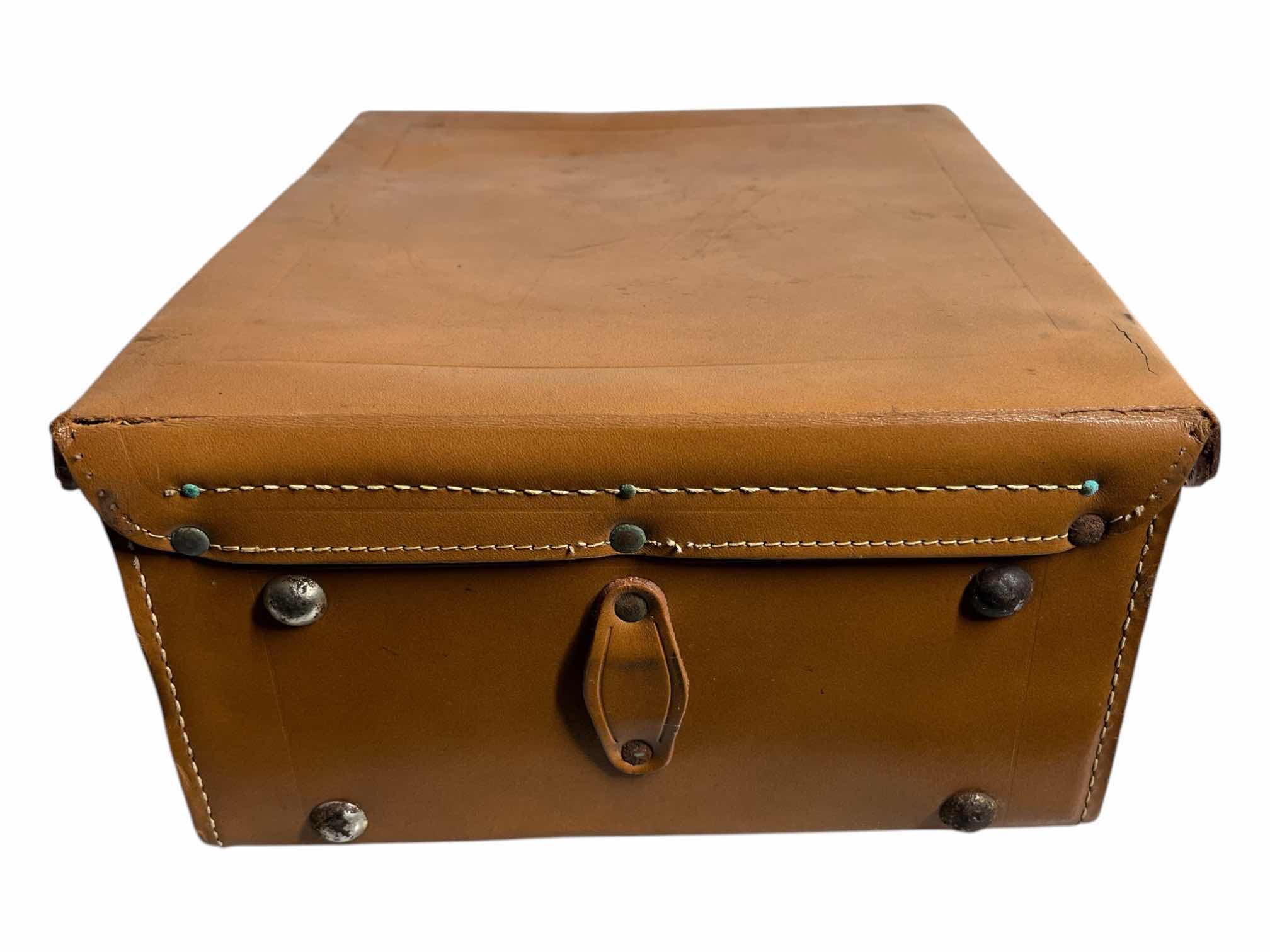 Photo 1 of RUKO BUILT RITE KASE LEATHER CASE W CAMERA CASE, VARIOUS MANUALS & ACCESSORIES