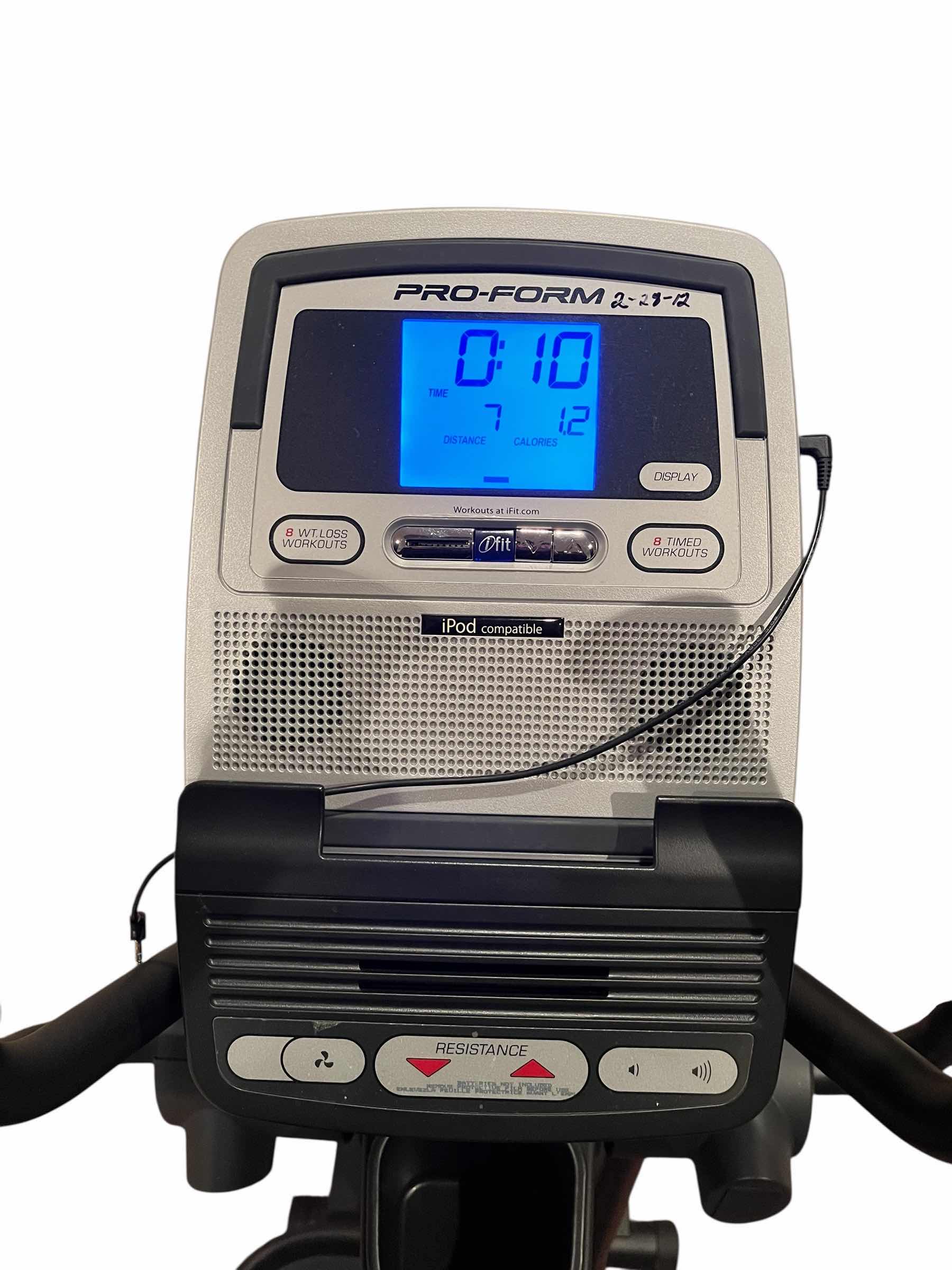 Photo 1 of PRO-FORM ELLIPTICAL