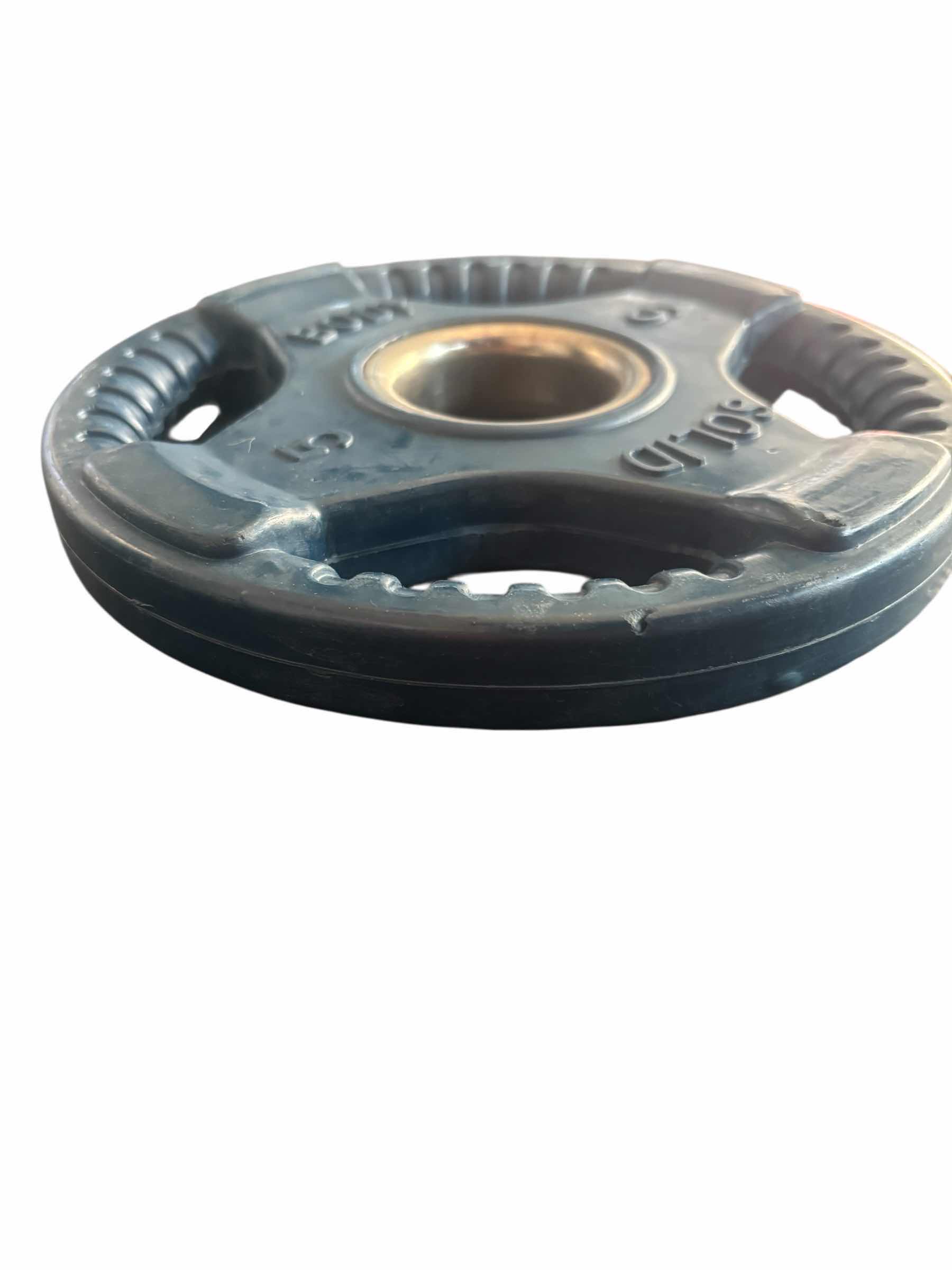 Photo 1 of BODY SOLID RUBBER GRIP PLATE 5 LBS