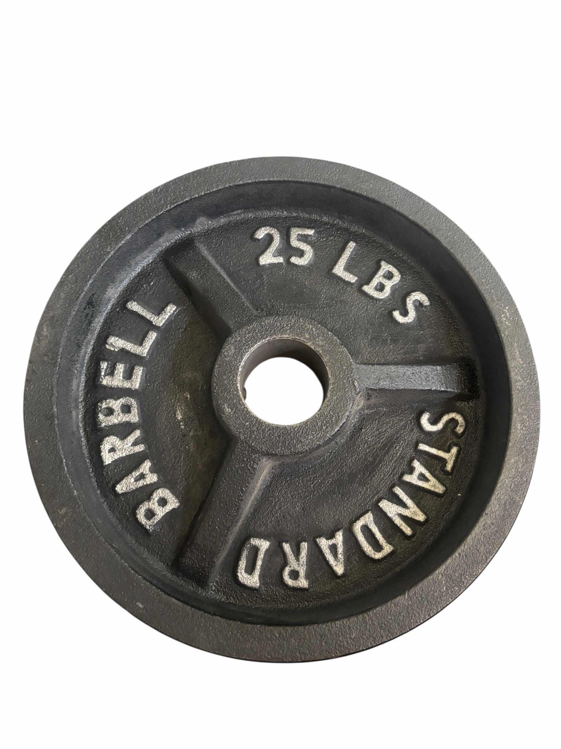 Photo 1 of DEEP DISH OLYMPIC CAST IRON PLATE 25LBS