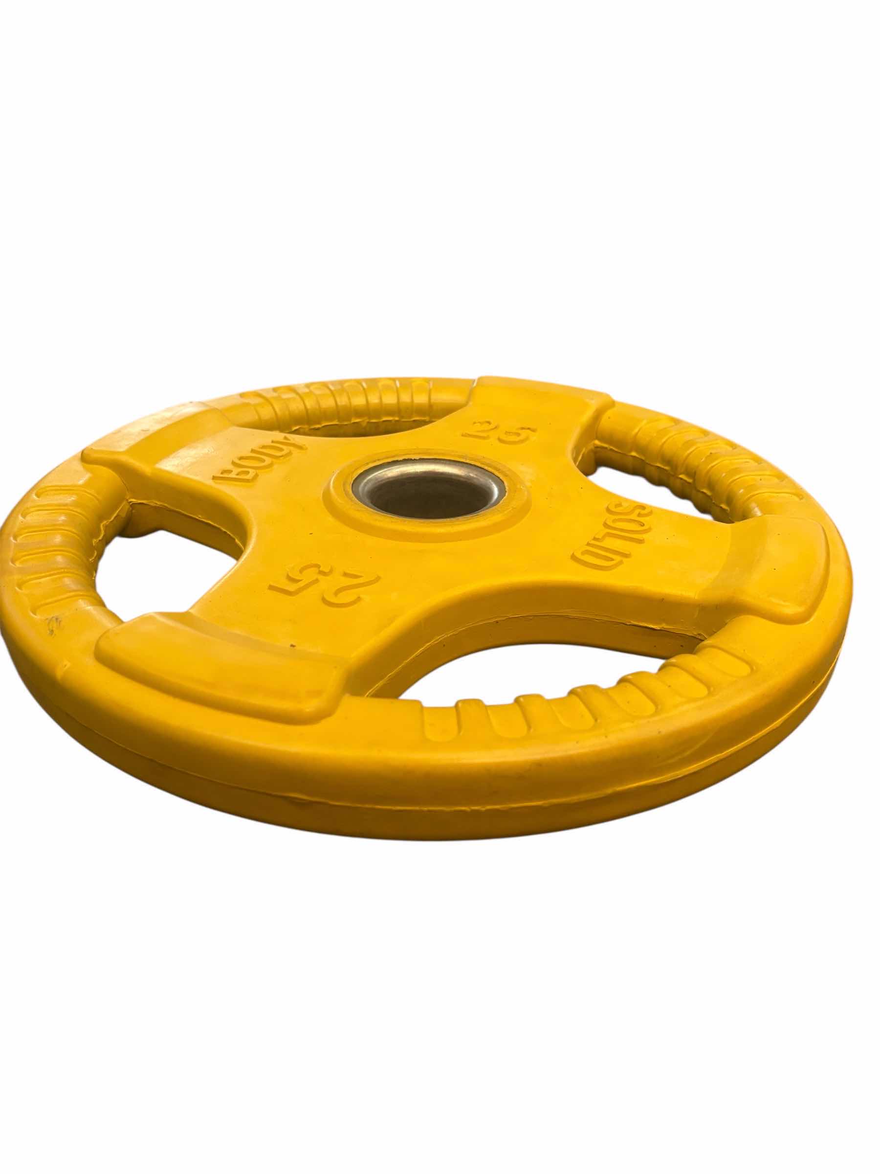 Photo 1 of BODY SOLID RUBBER GRIP 25LB OLYMPIC WEIGHT PLATE