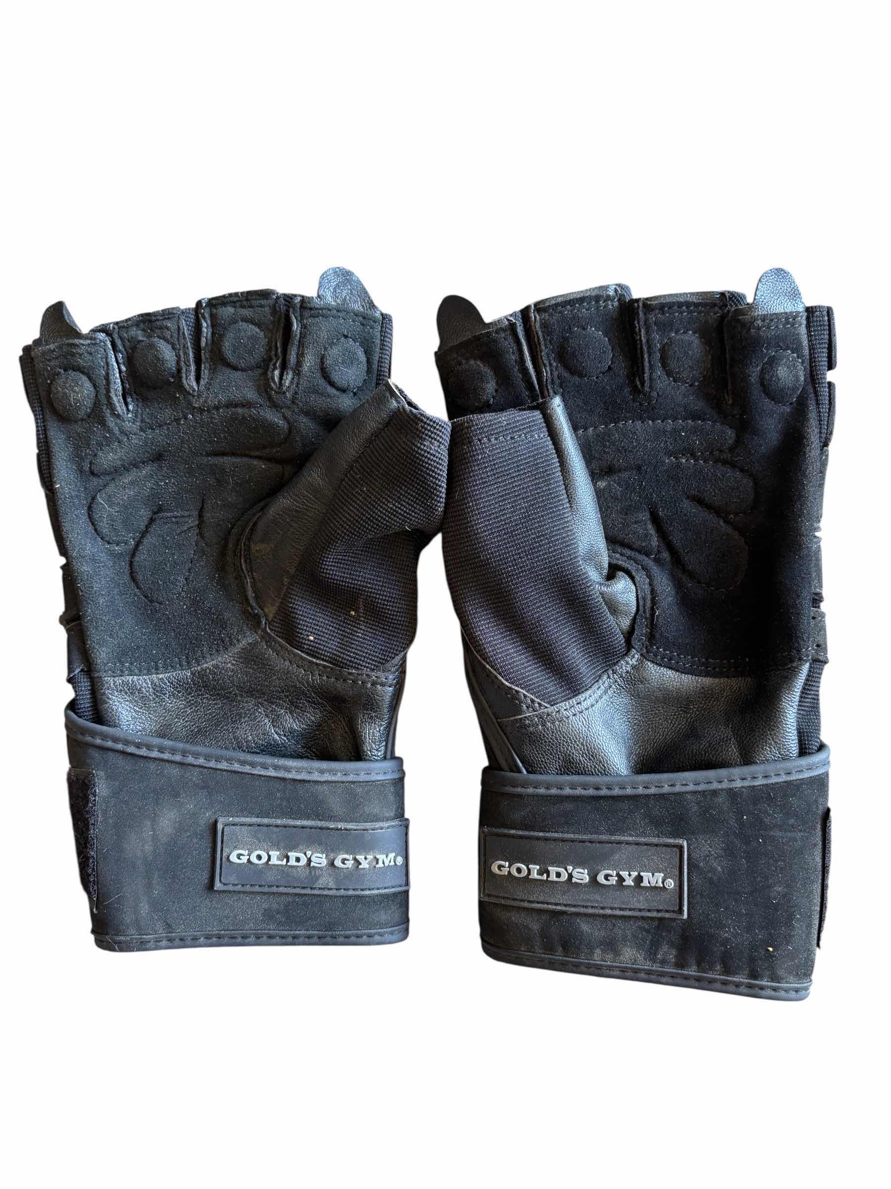 Photo 1 of GOLDS GYM ELITE WRIST WRAPS WEIGHT LIFTING GLOVES 2PC