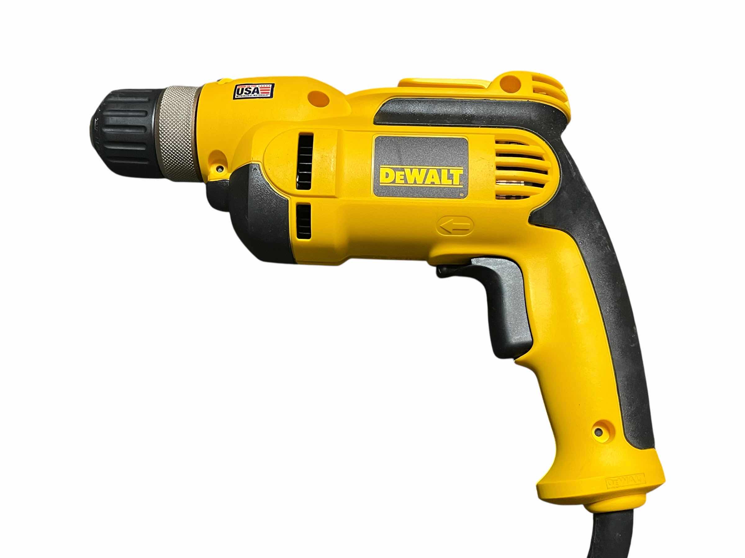 Photo 1 of DEWALT VSR 3/8” CORDED DRILL DWD110 W DEWALT TOOL BAG