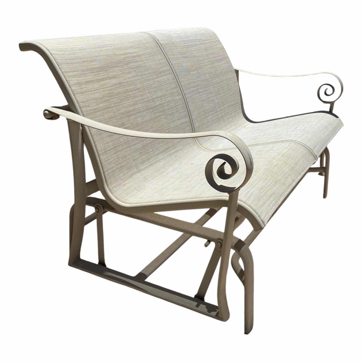 Photo 1 of TROPITONE MESH ROCKING PATIO BENCH 51“ X 28“ H32“