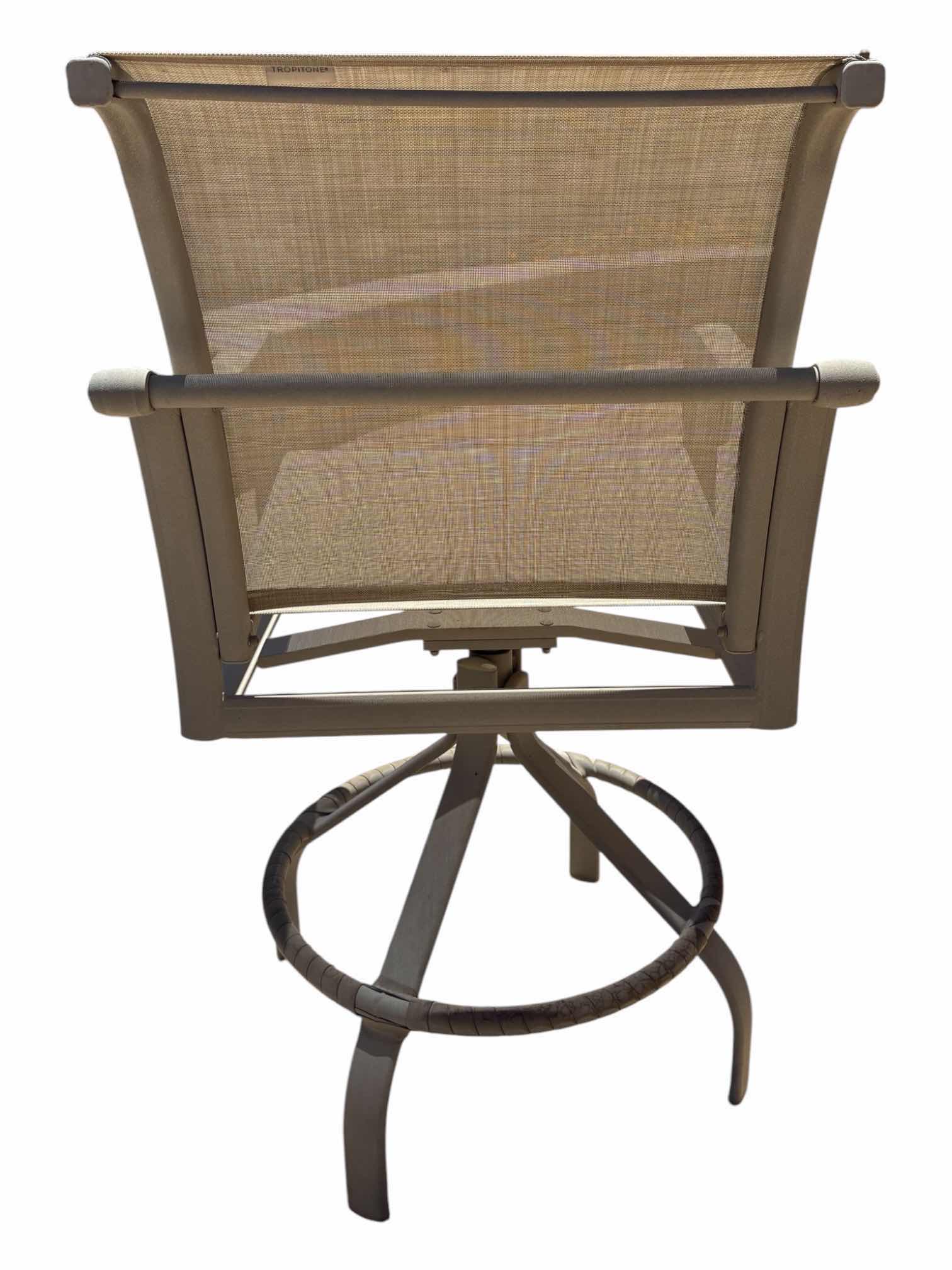 Photo 1 of TROPITONE MESH PATIO SWIVEL BARSTOOL 24“ X 25“ H45“