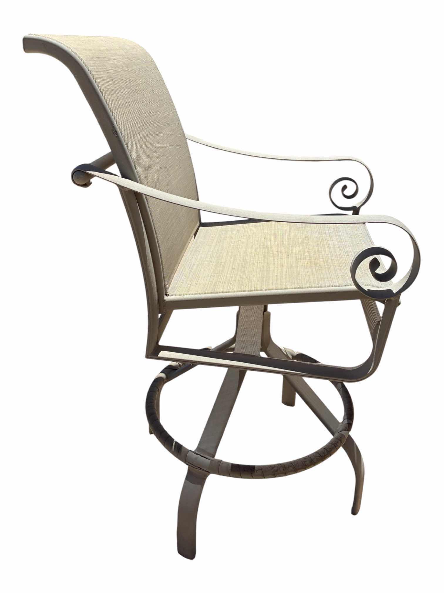Photo 1 of TROPITONE MESH PATIO SWIVEL BARSTOOL 24“ X 25“ H45“