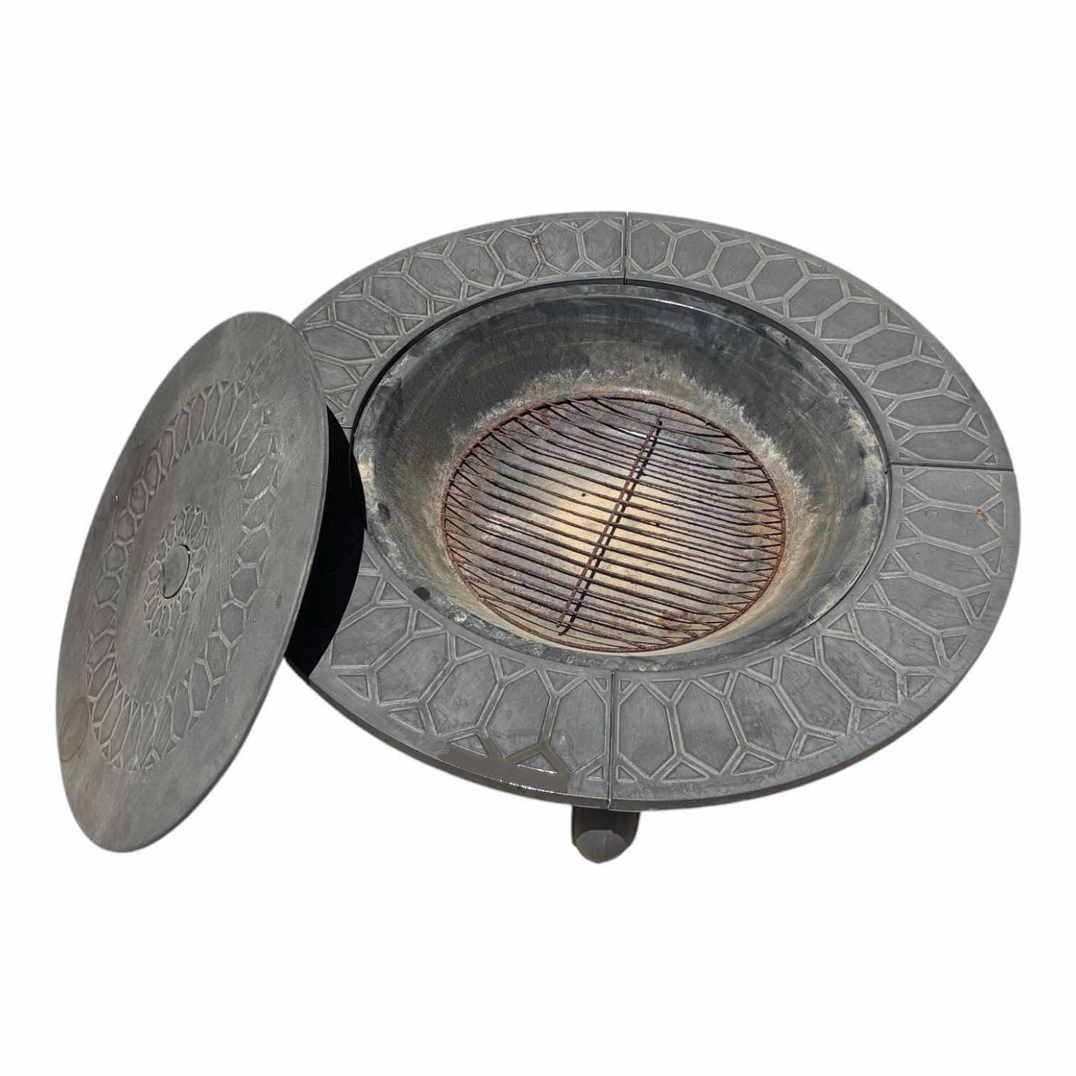 Photo 1 of DIECAST FIRE PIT W LID 35.5“ X 13“