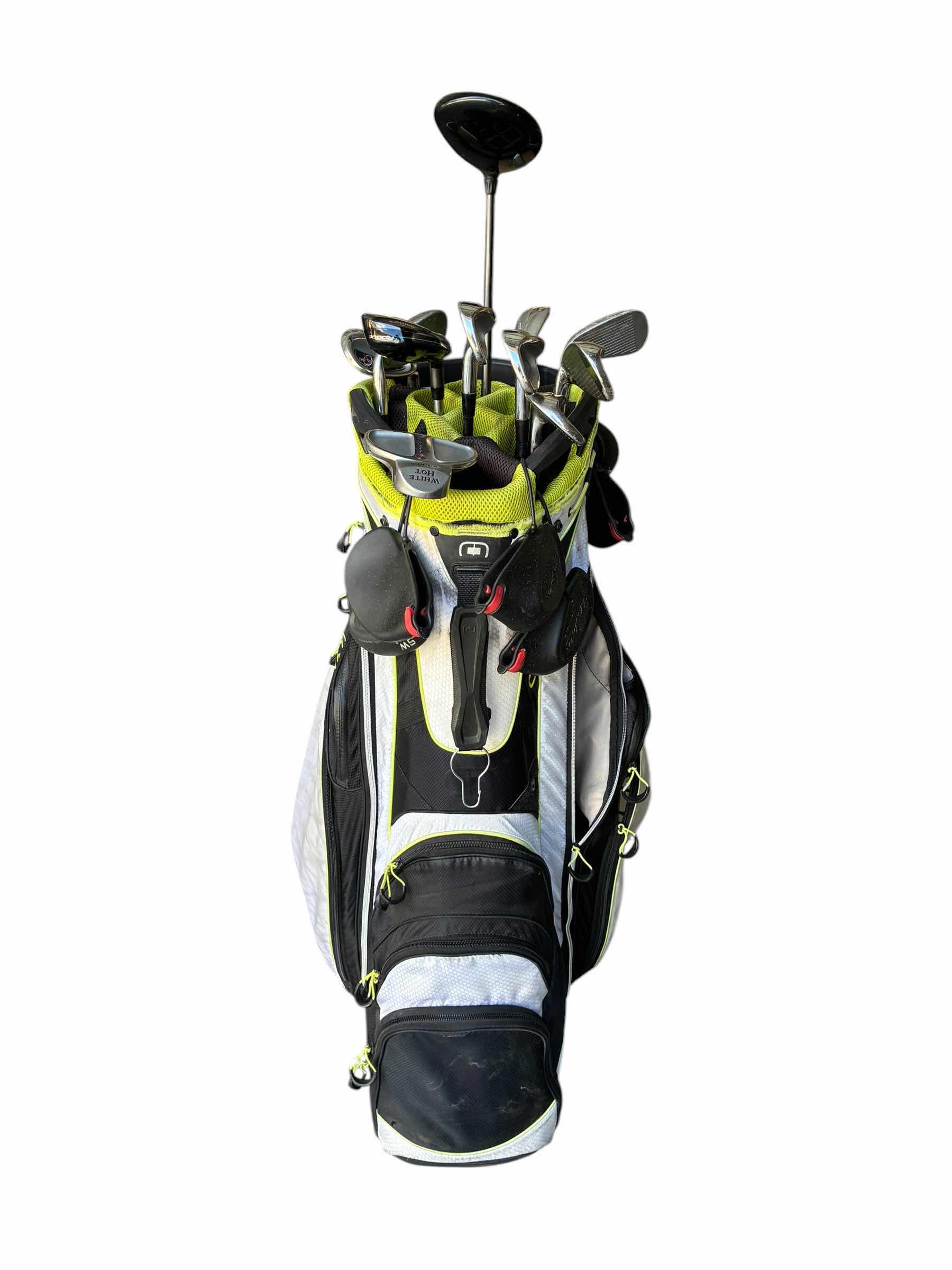 Photo 1 of CALLAWAY DRIVERS, INFINITY GOLF CLUBS & ODYSSEY WHITE HOT PUTTER W OGIO GOLF BAG