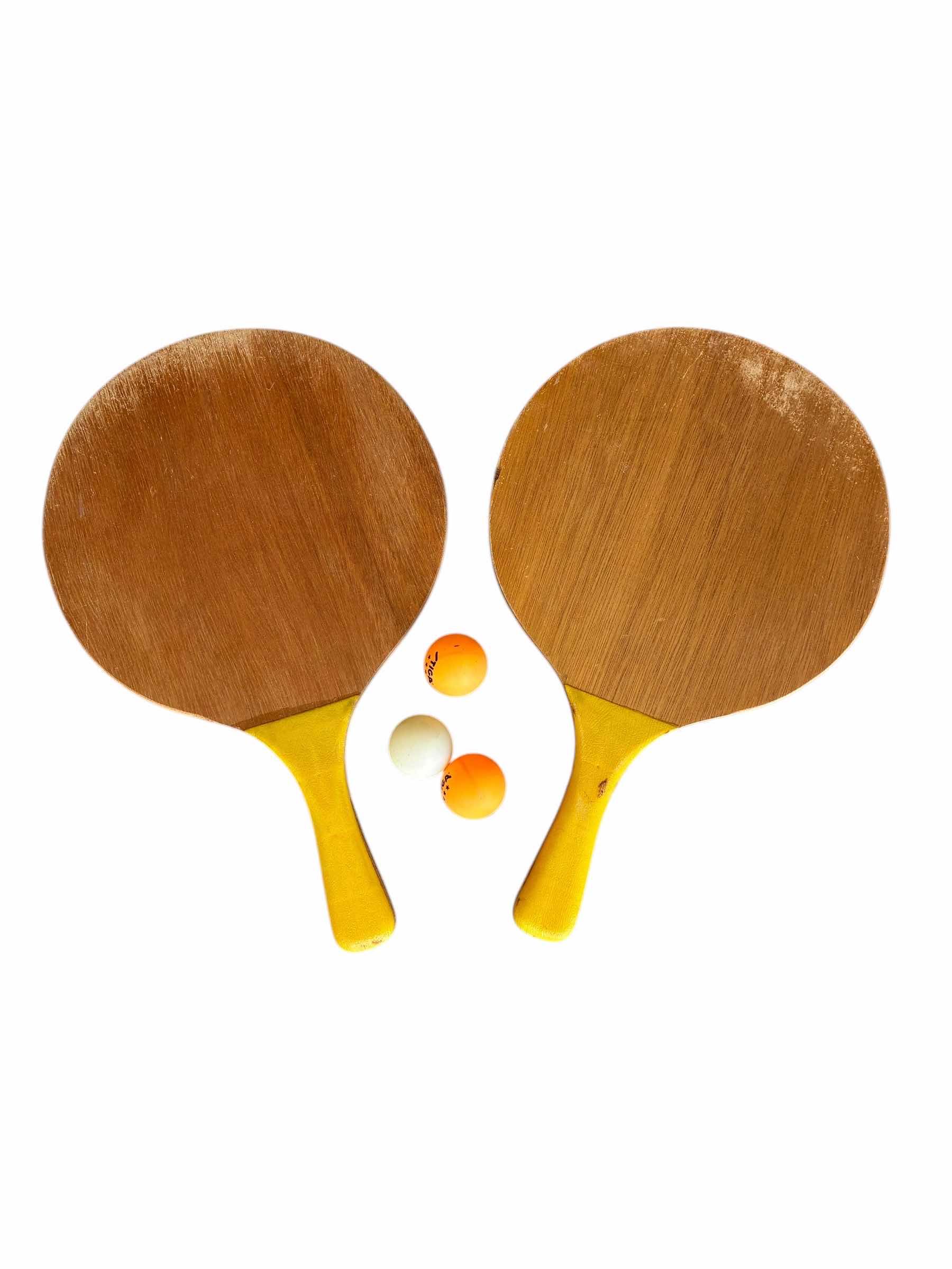 Photo 1 of SMASHBALL WOOD PADDLE SET W PING-PONG BALLS