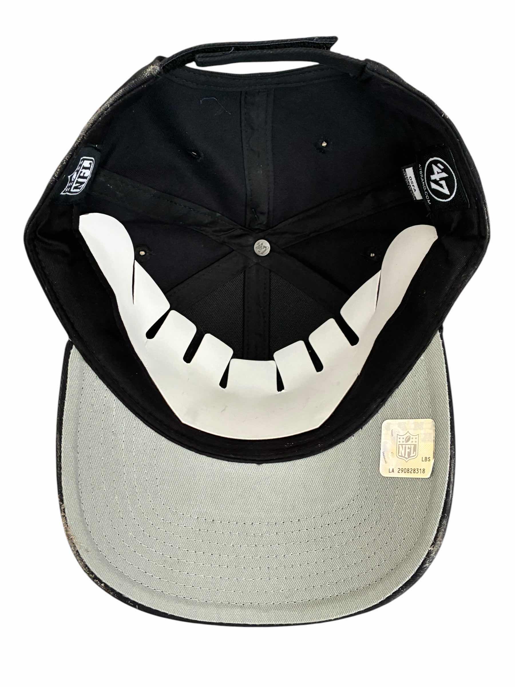Photo 1 of NFL RAIDERS ‘47 MVP VELCROBACK  BLACK HAT