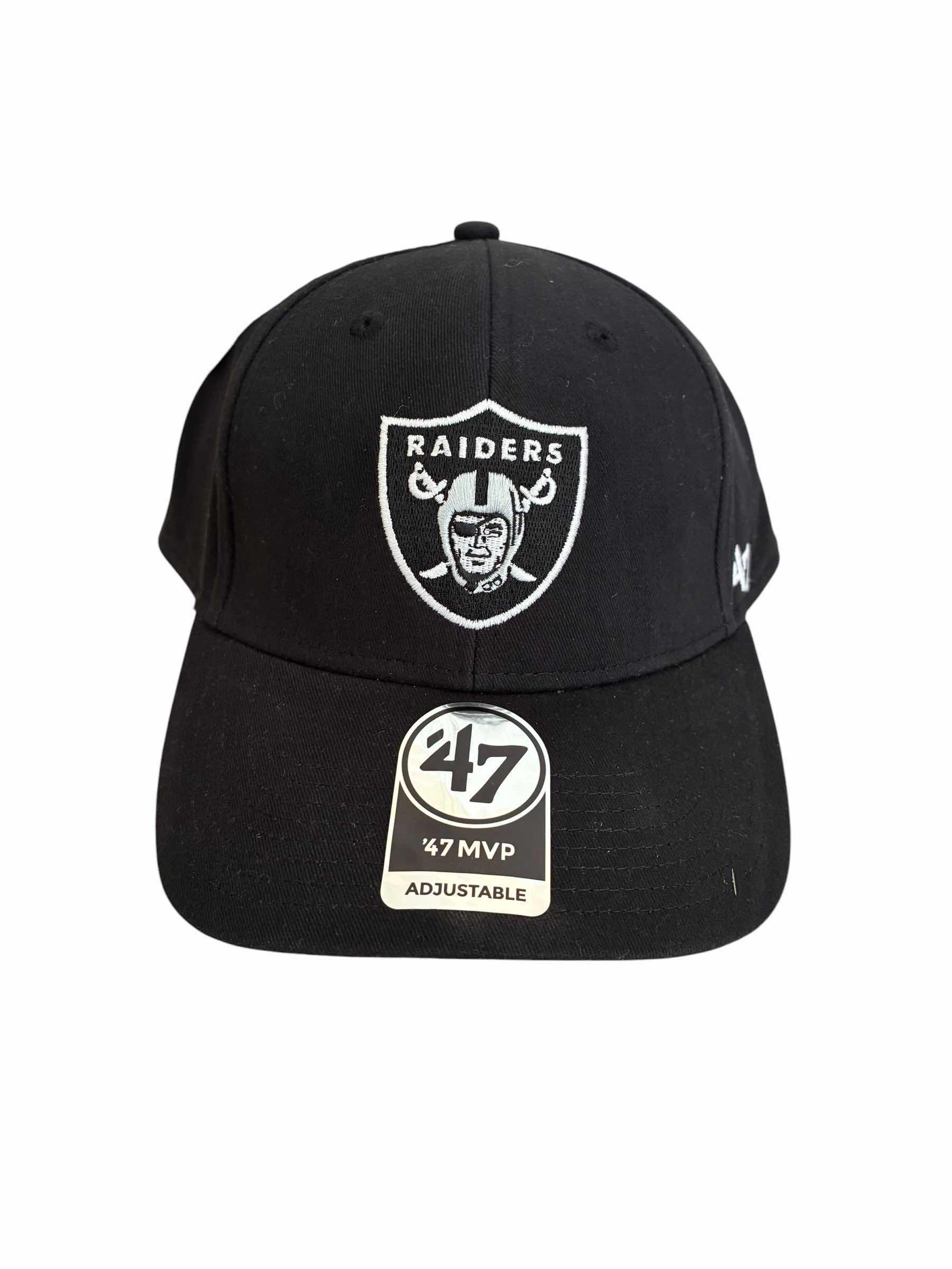 Photo 1 of NFL RAIDERS ‘47 MVP VELCROBACK  BLACK HAT